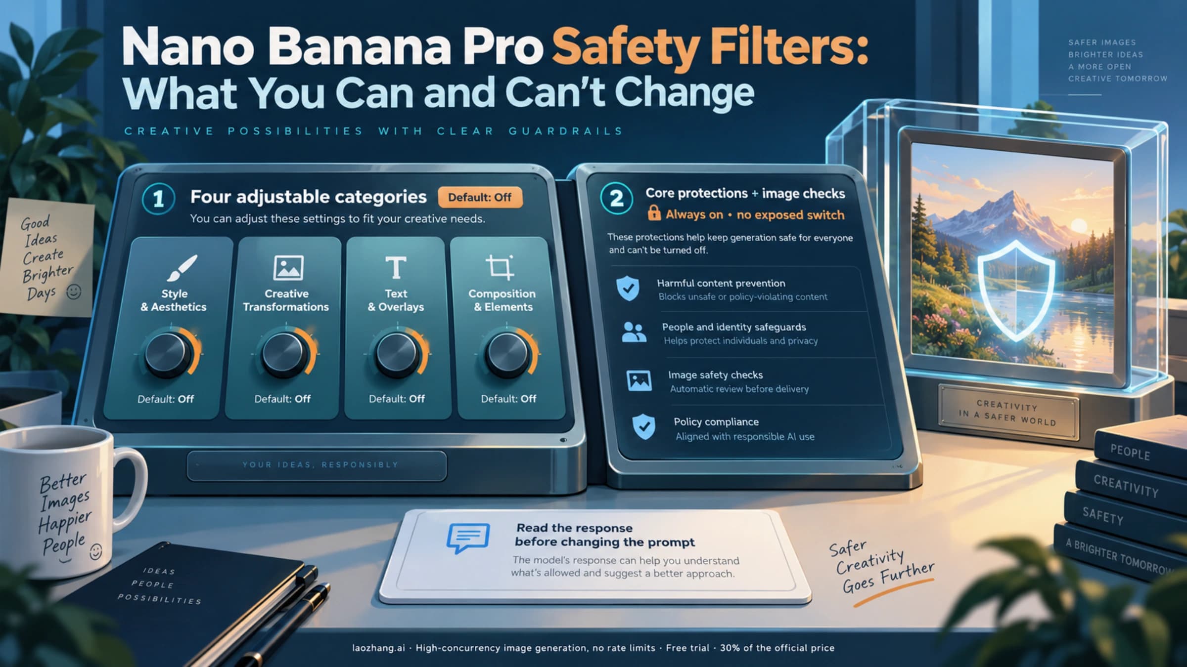 Nano Banana Pro safety controls and the boundary of always-on protection