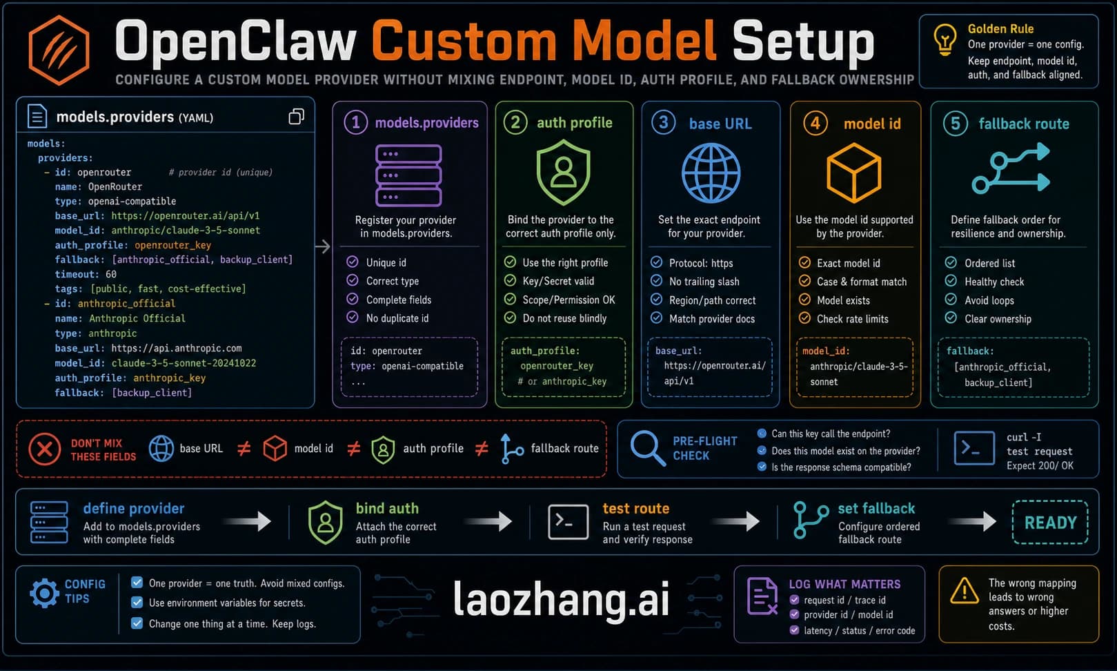 OpenClaw custom model configuration complete guide