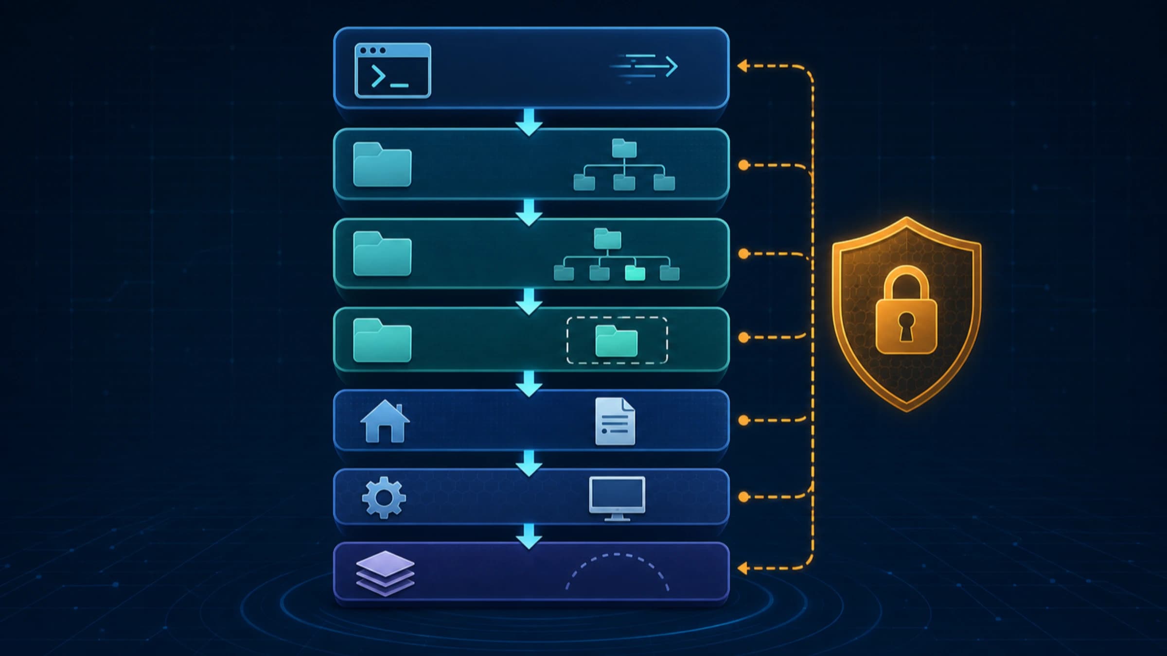 Mapa de las capas de configuración de Codex y el orden en que prevalecen