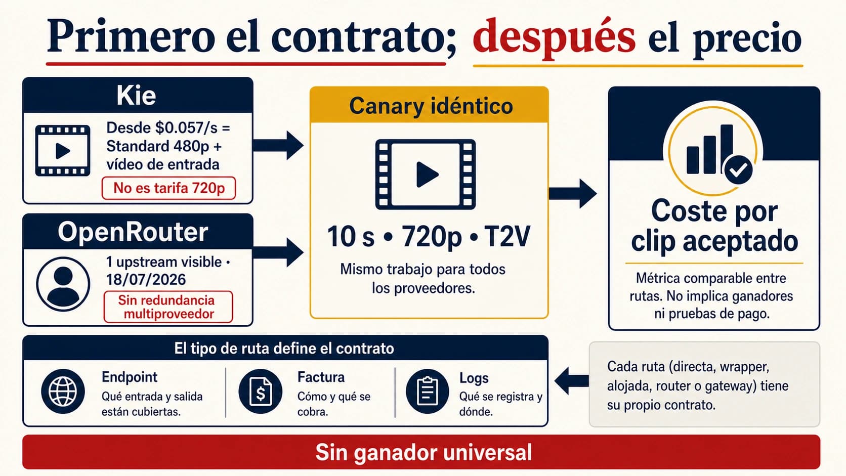 Mapa de decisión de rutas Seedance 2.0: BytePlus directo, Kie para pruebas, OpenRouter como API unificada y gateways de terceros