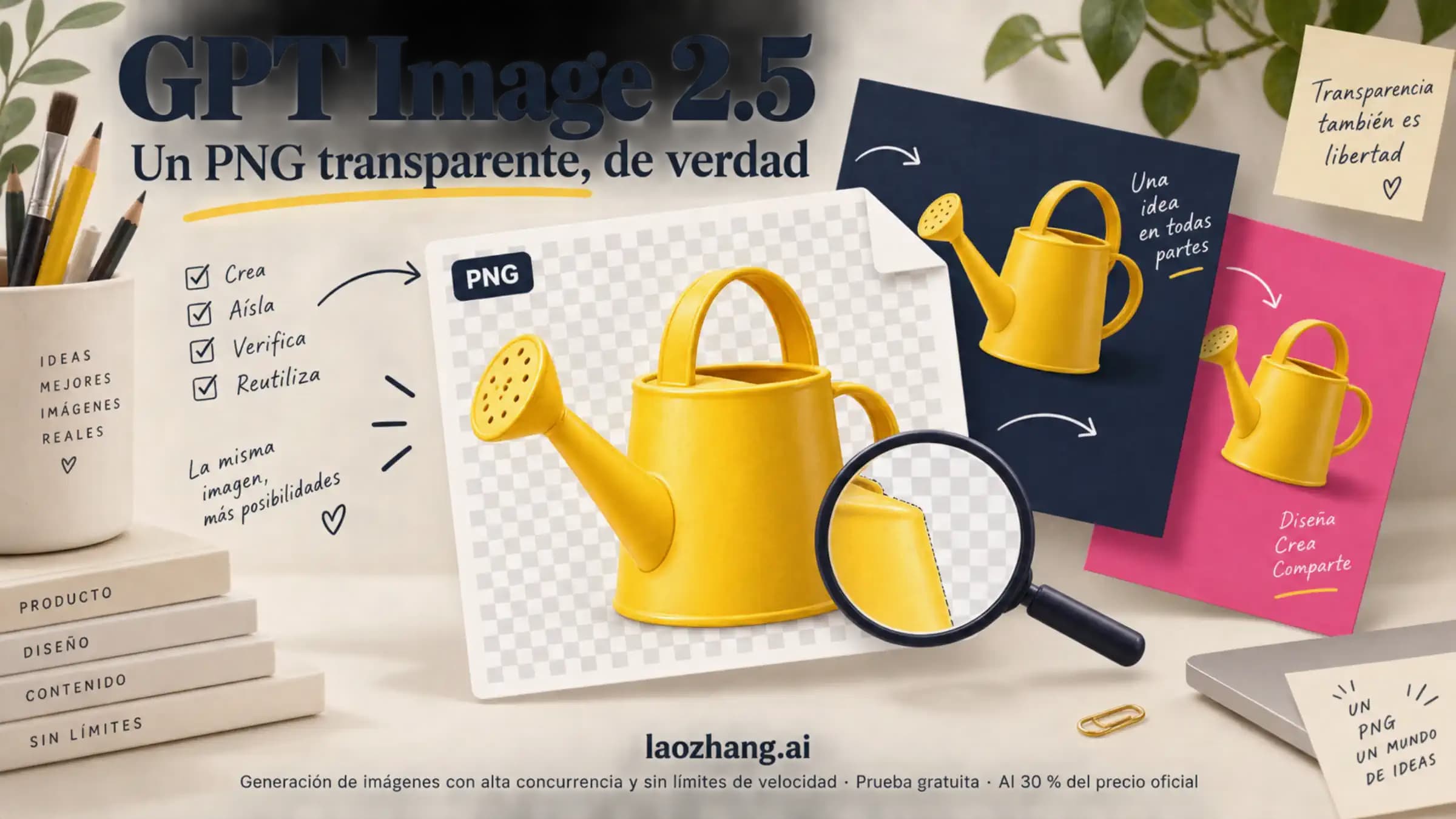Ilustración de una regadera amarilla como recurso PNG reutilizable sobre distintos fondos