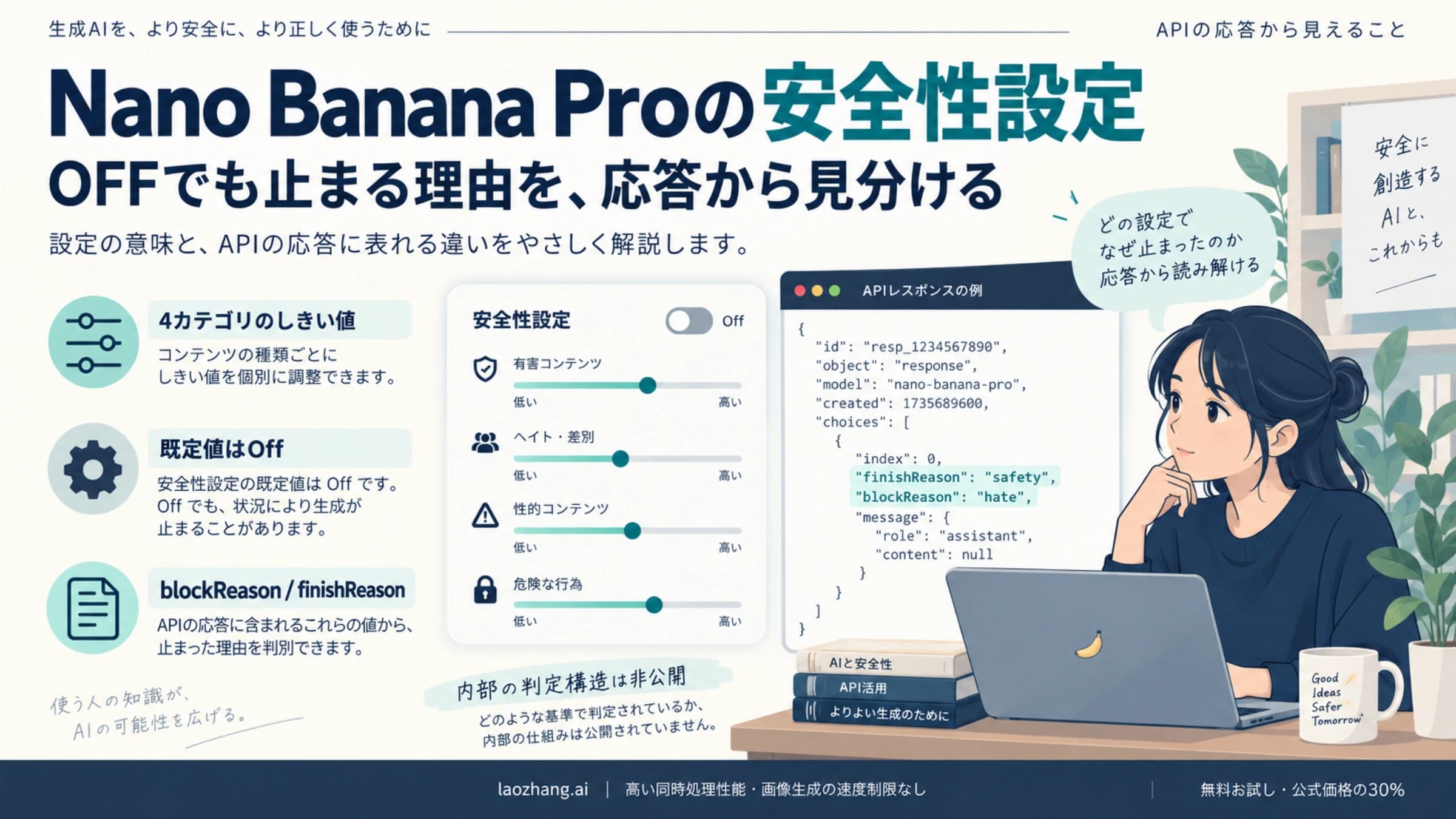 Nano Banana Proの安全性設定と応答から確認できるブロック理由