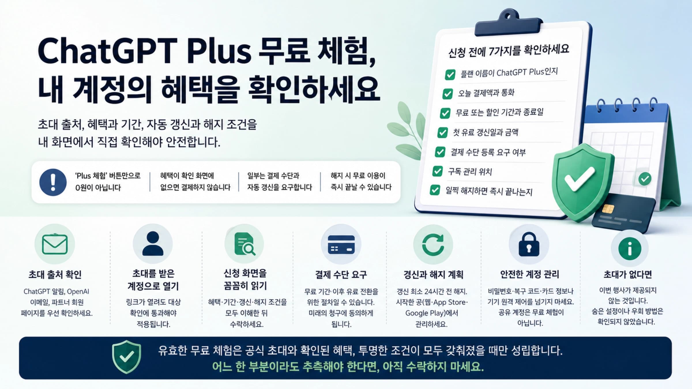 ChatGPT Plus 무료 체험 초대, 신청 조건과 갱신을 확인하는 가이드