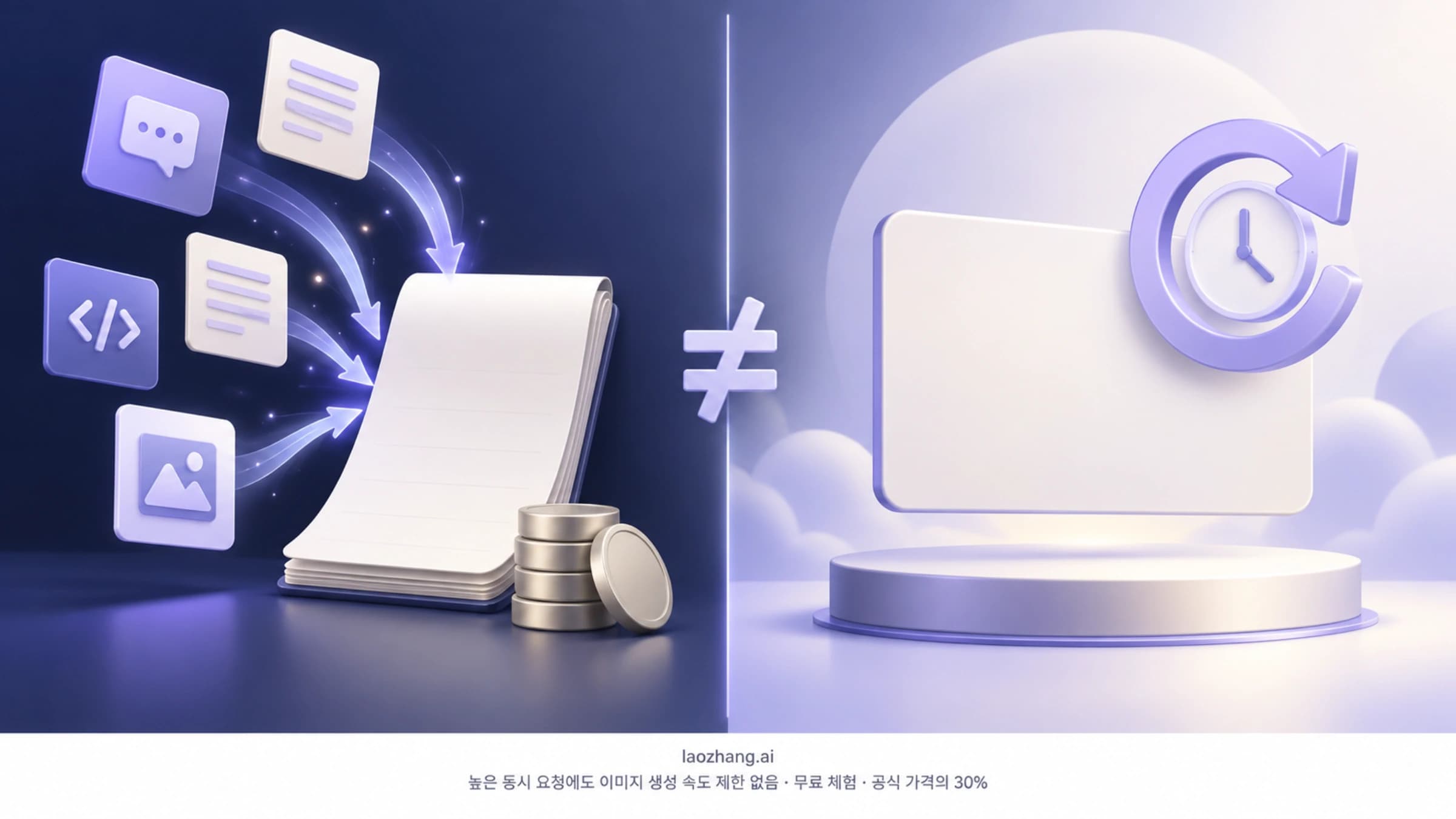 Claude Opus 5.5의 API 토큰 요금과 구독 사용량 초기화권을 나란히 보여주는 개념 그림