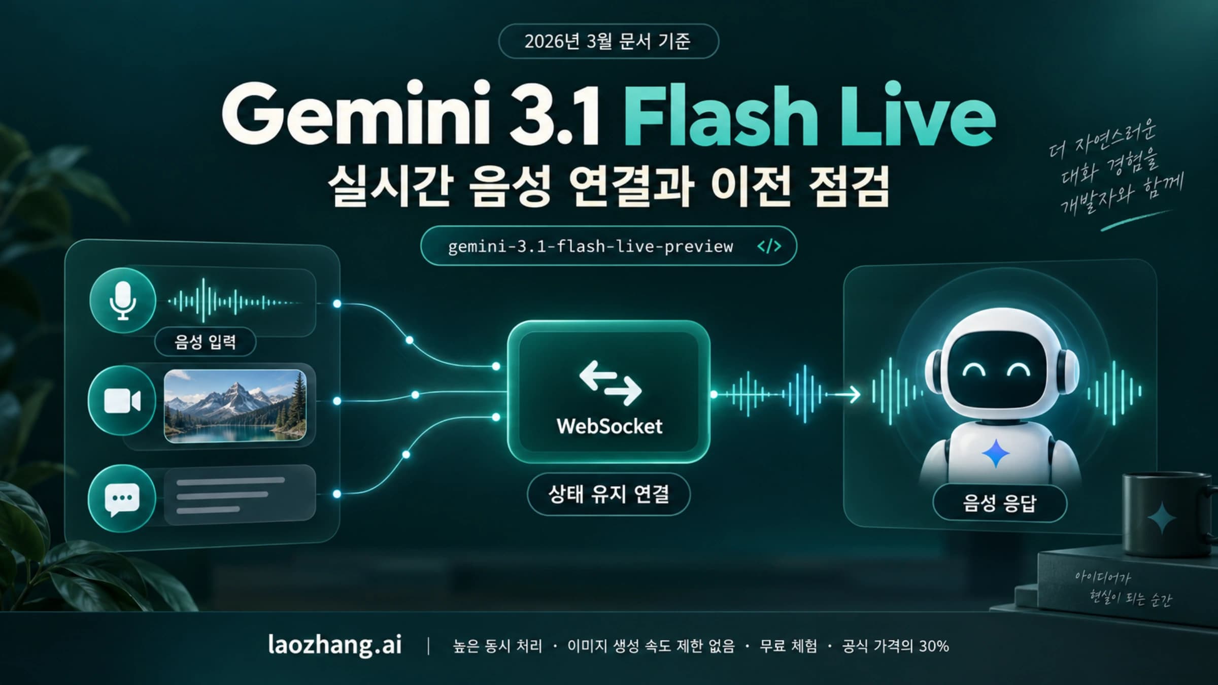 Gemini 3.1 Flash Live Preview의 모델 ID, Live API 경로, 그리고 3.1과 2.5 사이의 마이그레이션 판단