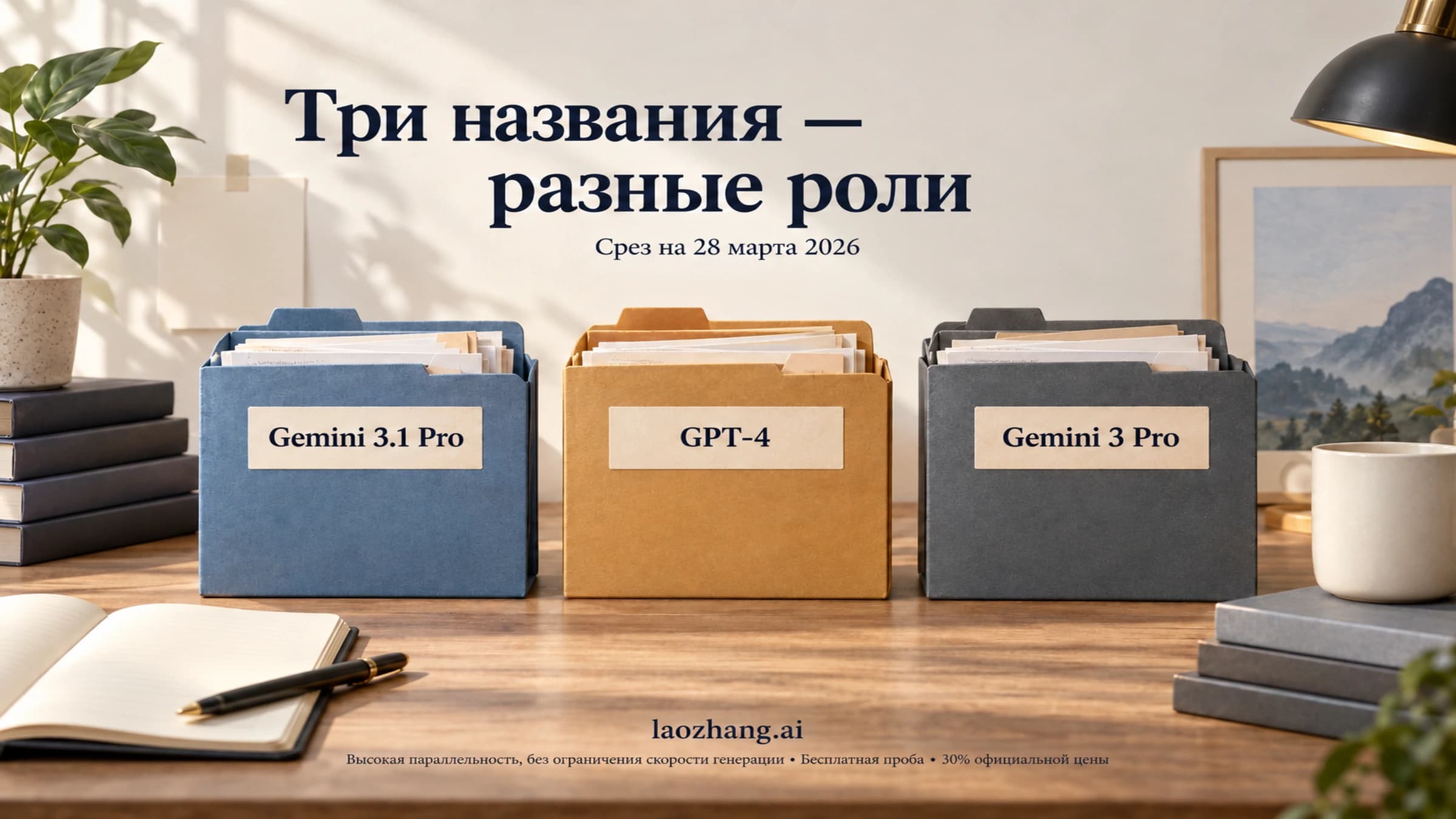 Три названия моделей с разными ролями в историческом срезе на 28 марта 2026