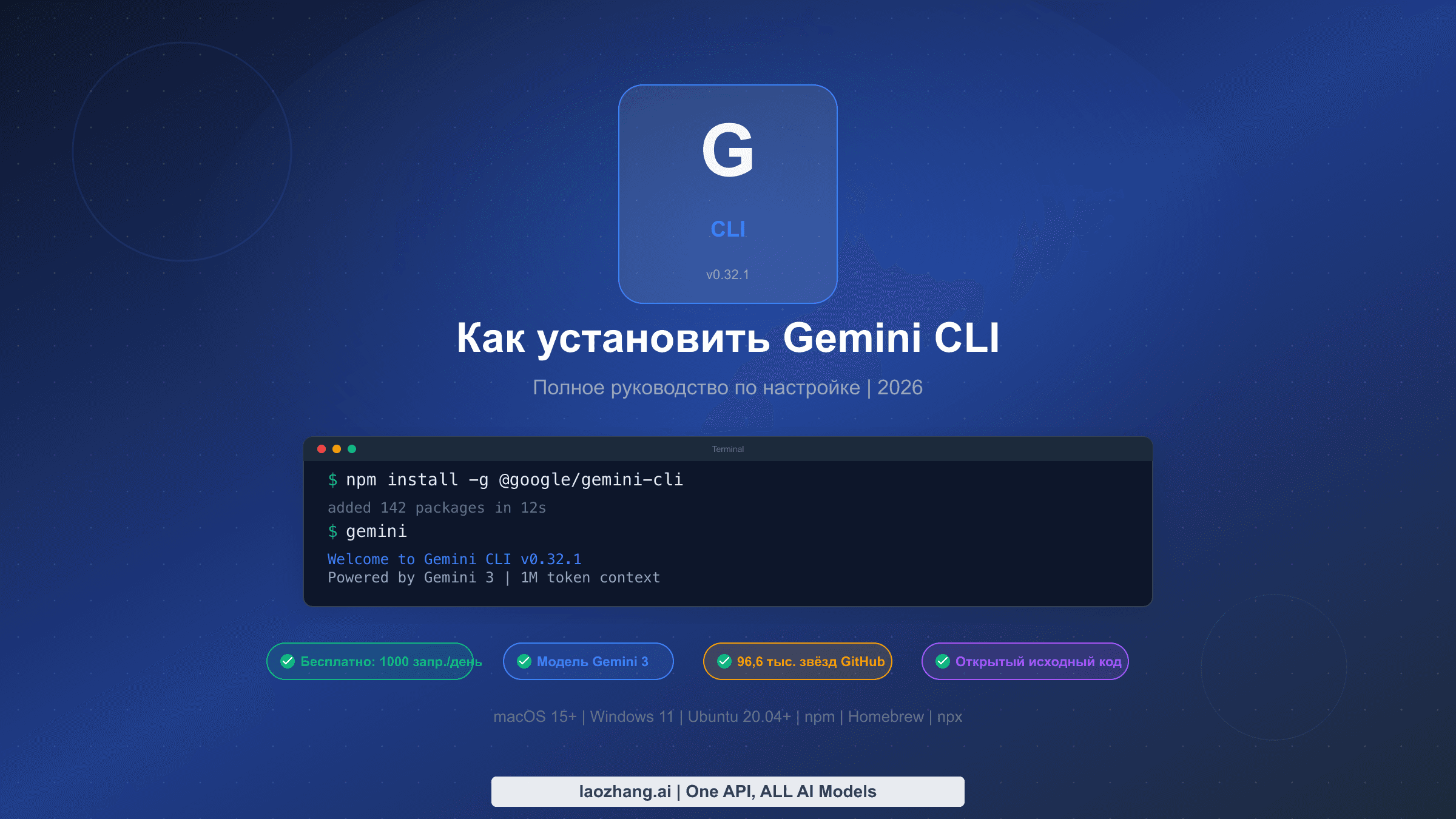 Как установить Gemini CLI полное руководство по настройке