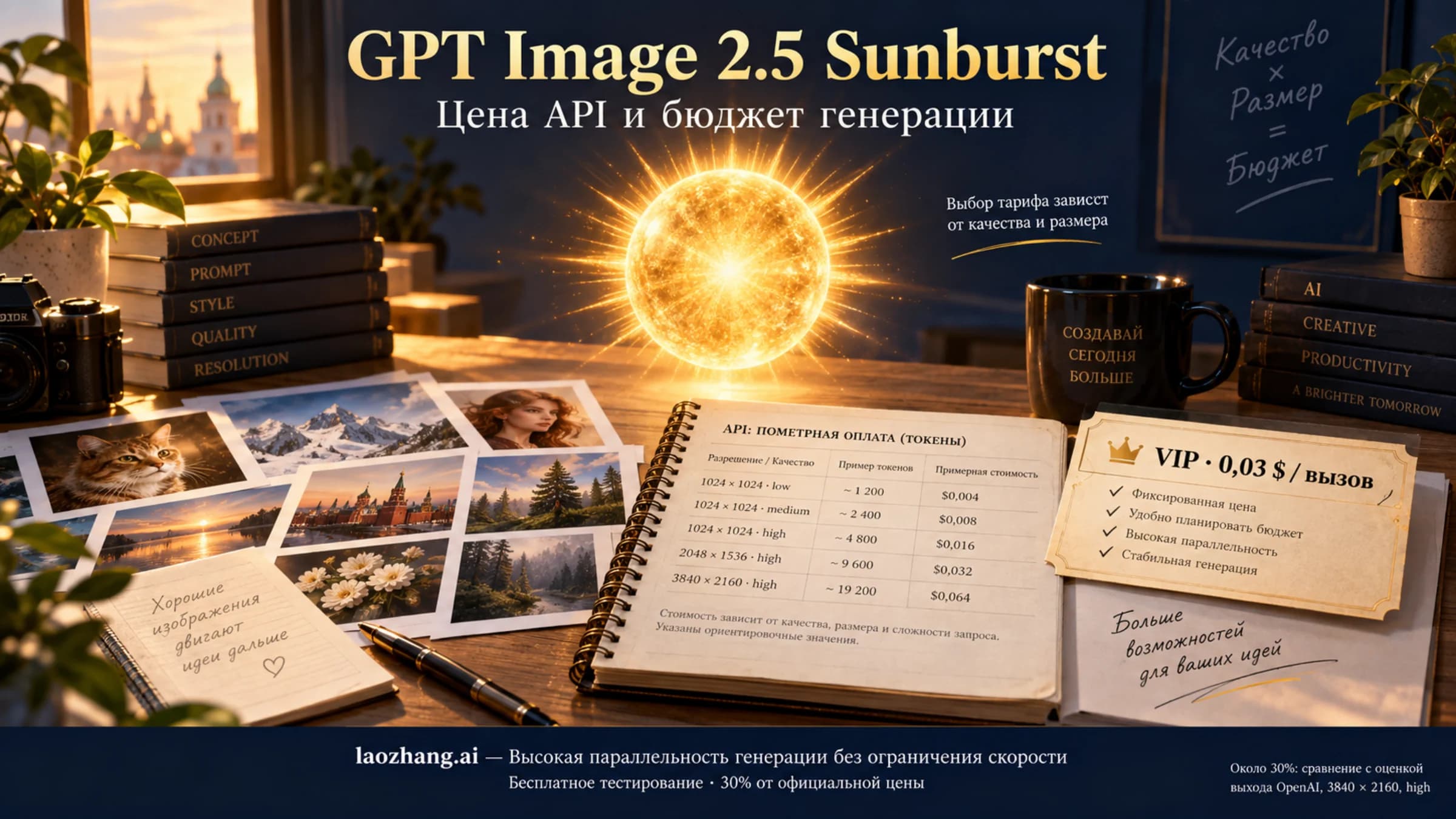 Sunburst и расчёт бюджета API: стоимость по токенам и фиксированная цена вызова