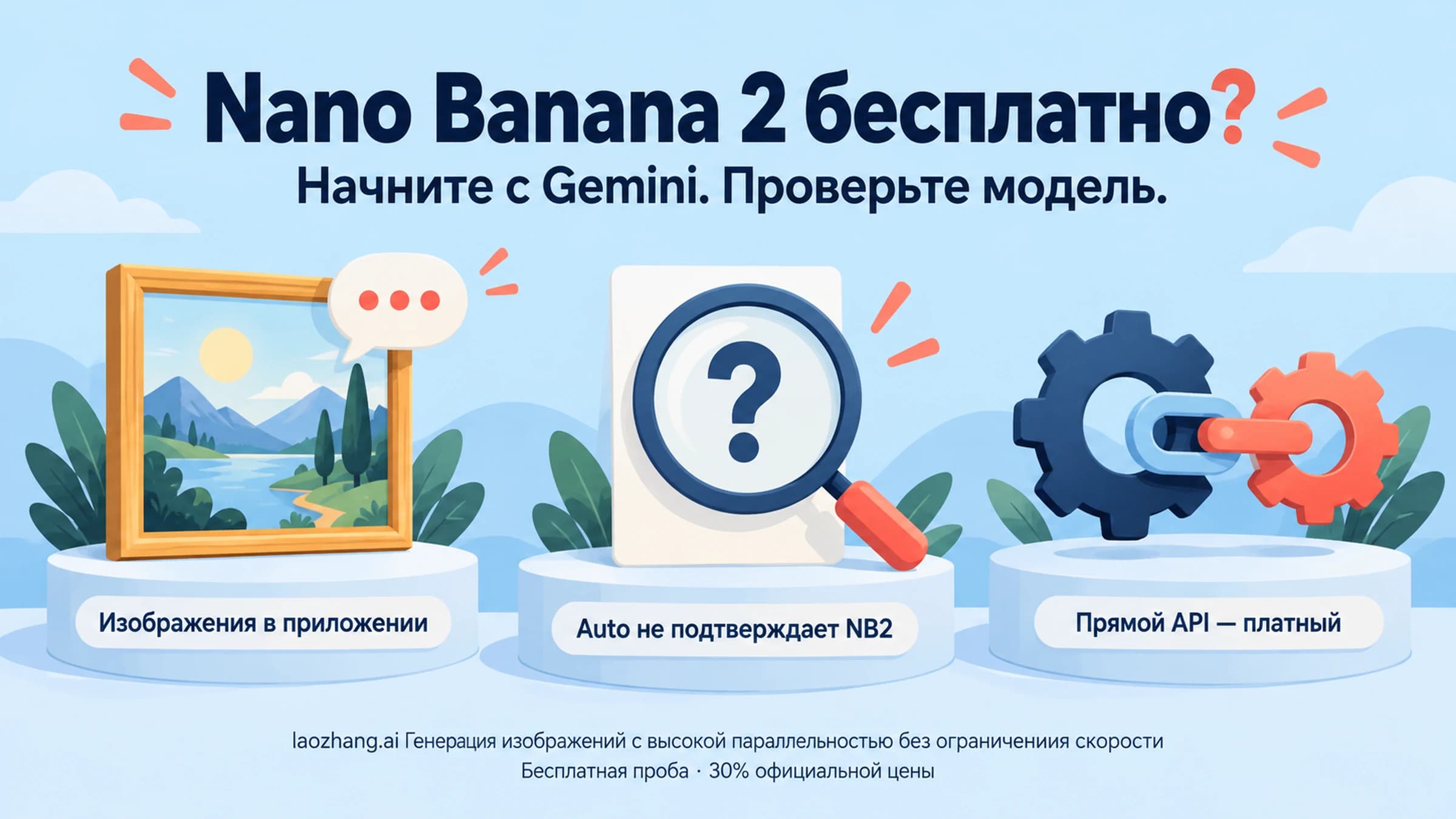Nano Banana 2: бесплатное создание изображений в приложениях и отдельный платный доступ через API