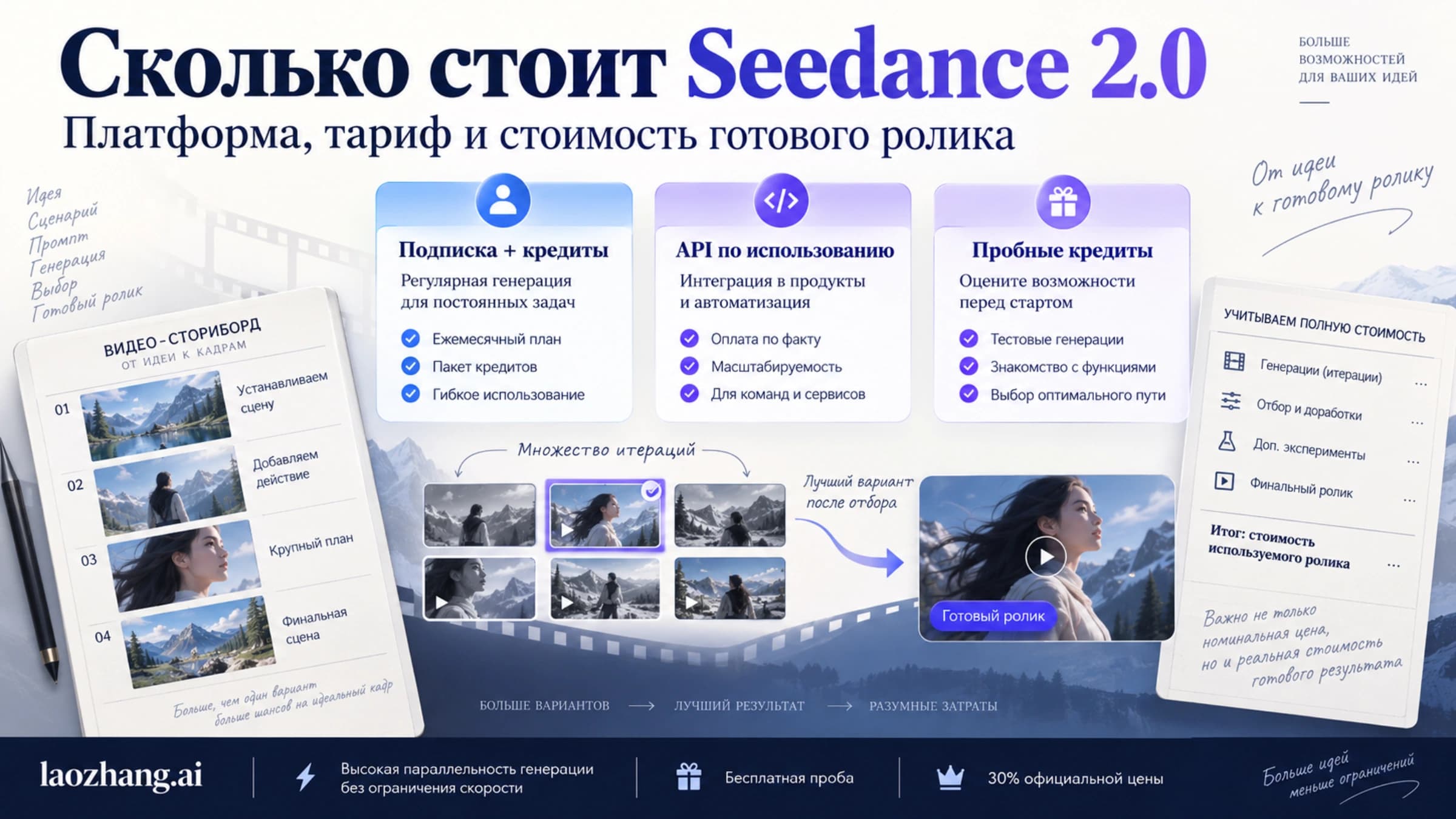 Модели оплаты Seedance2 и расходы на готовое видео