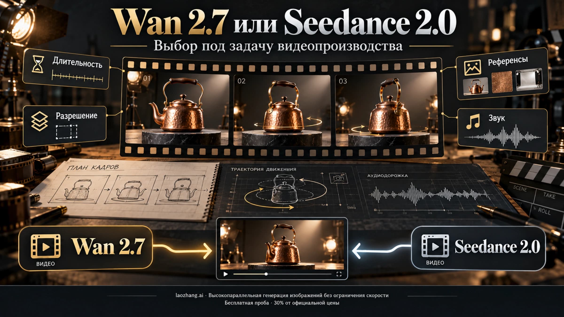 Wan 2.7 и Seedance 2.0: выбор инструмента под задачу видеопроизводства