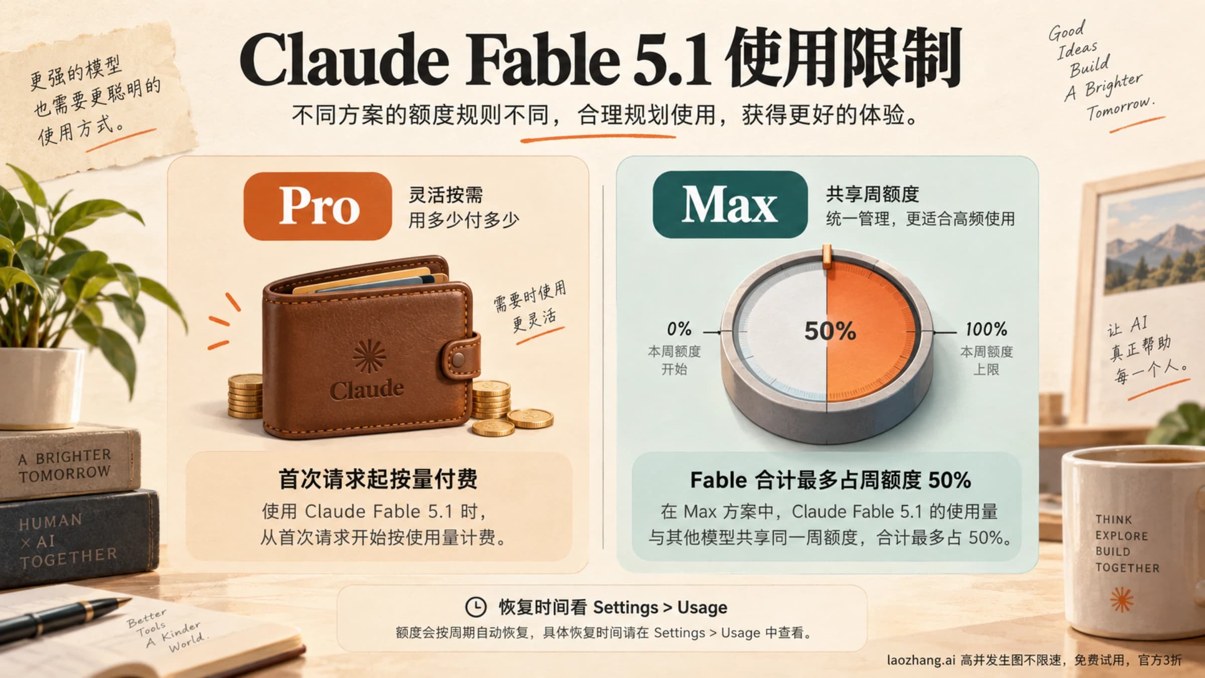 Claude Fable 5.1 在 Pro 与 Max 中的每周额度判断