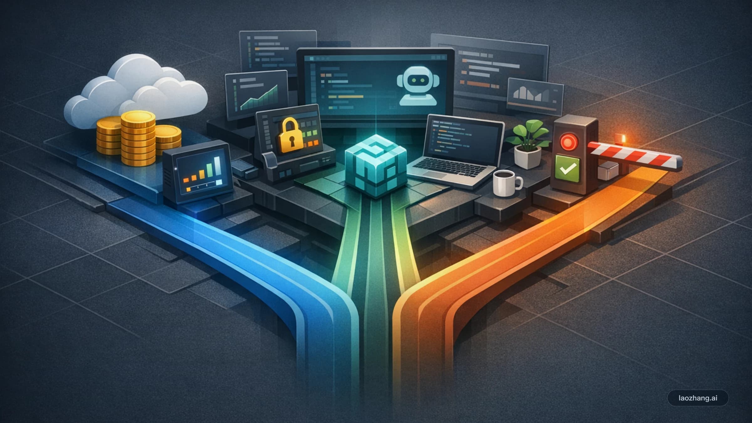 Codex API Key 与 ChatGPT 订阅的计费路由选择图