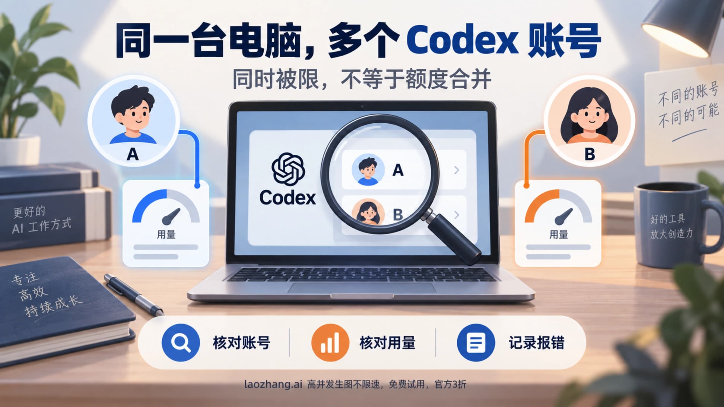 同电脑多个Codex账号同时被限时先核对账号和用量