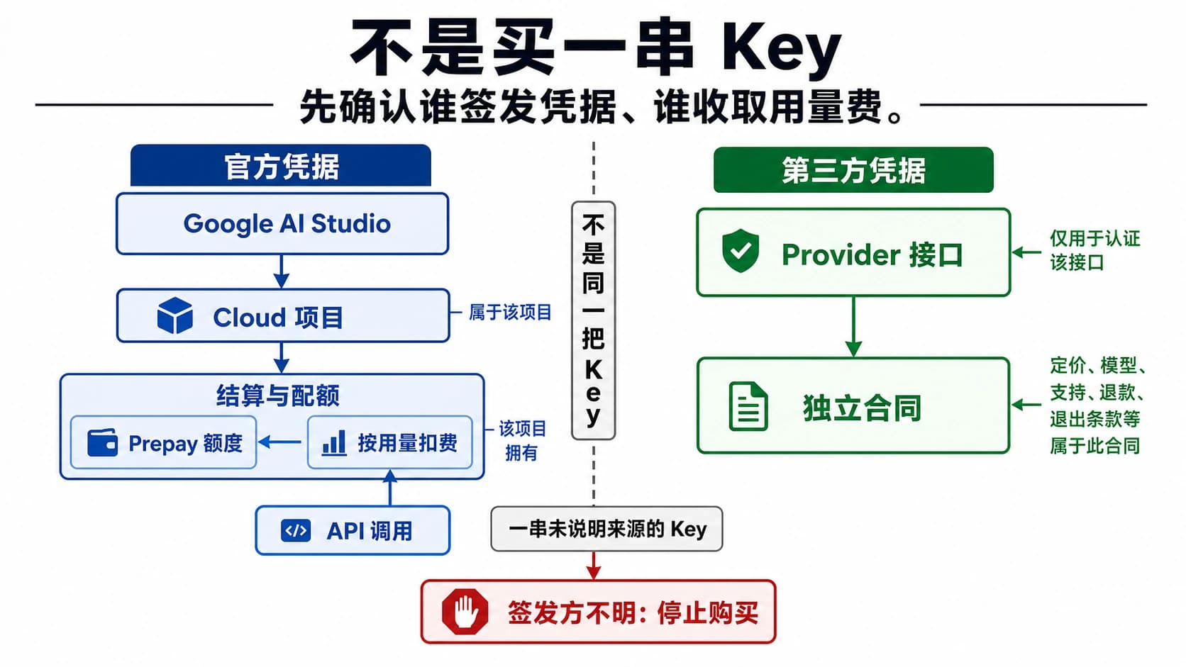 中国大陆用户选择 Gemini API 接入前核对地区、凭据签发方、项目、结算与第三方合同