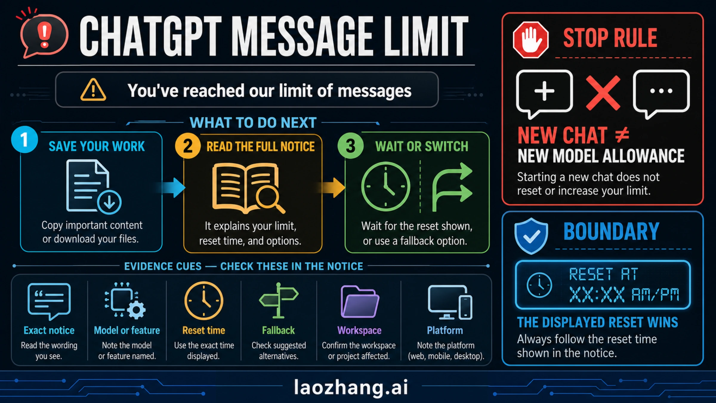 ChatGPT “You've Reached Our Limit of Messages”: Meaning, Reset, and What to Do