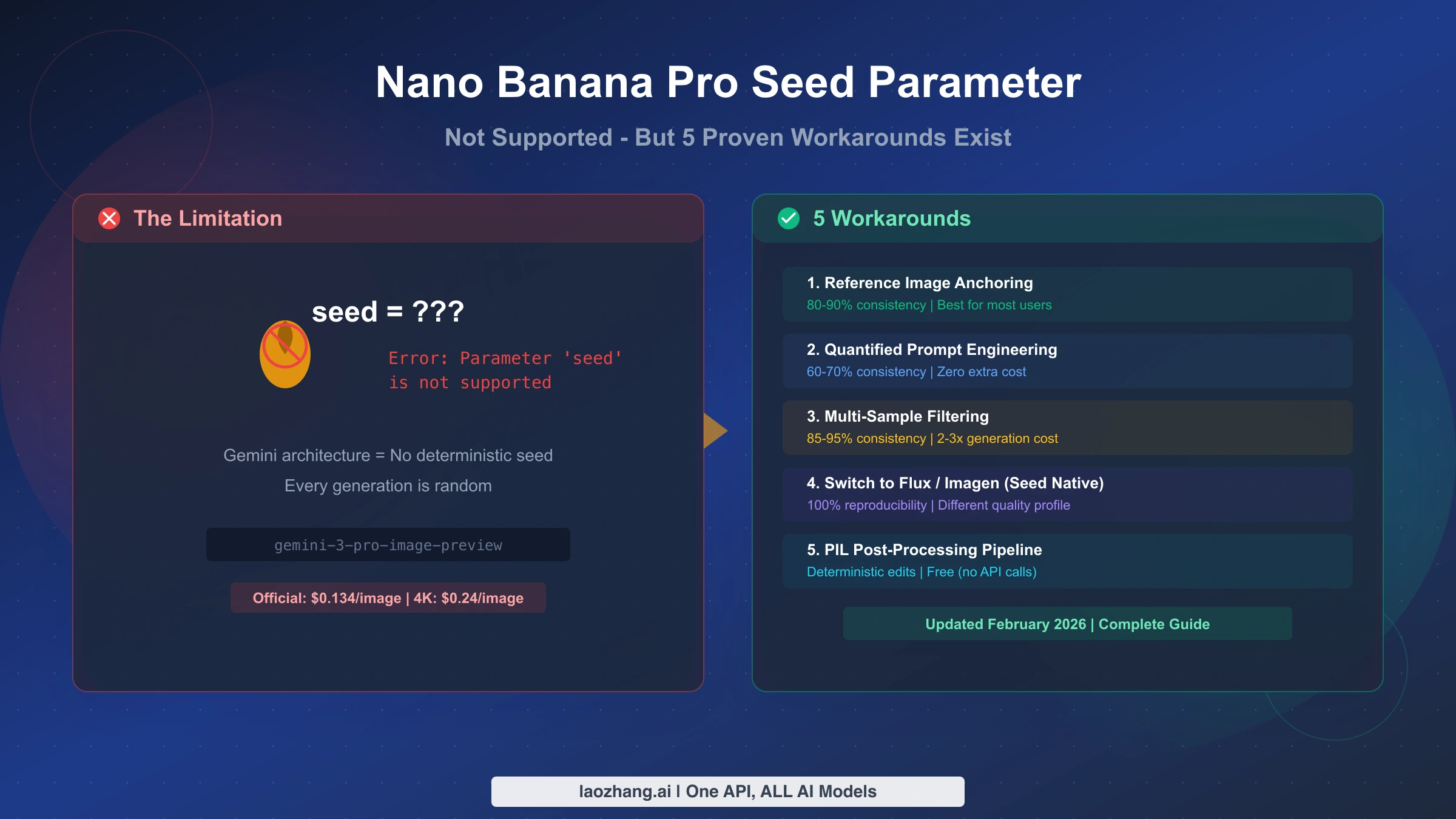 Illustration of Nano Banana Pro seed controls and image consistency workflows