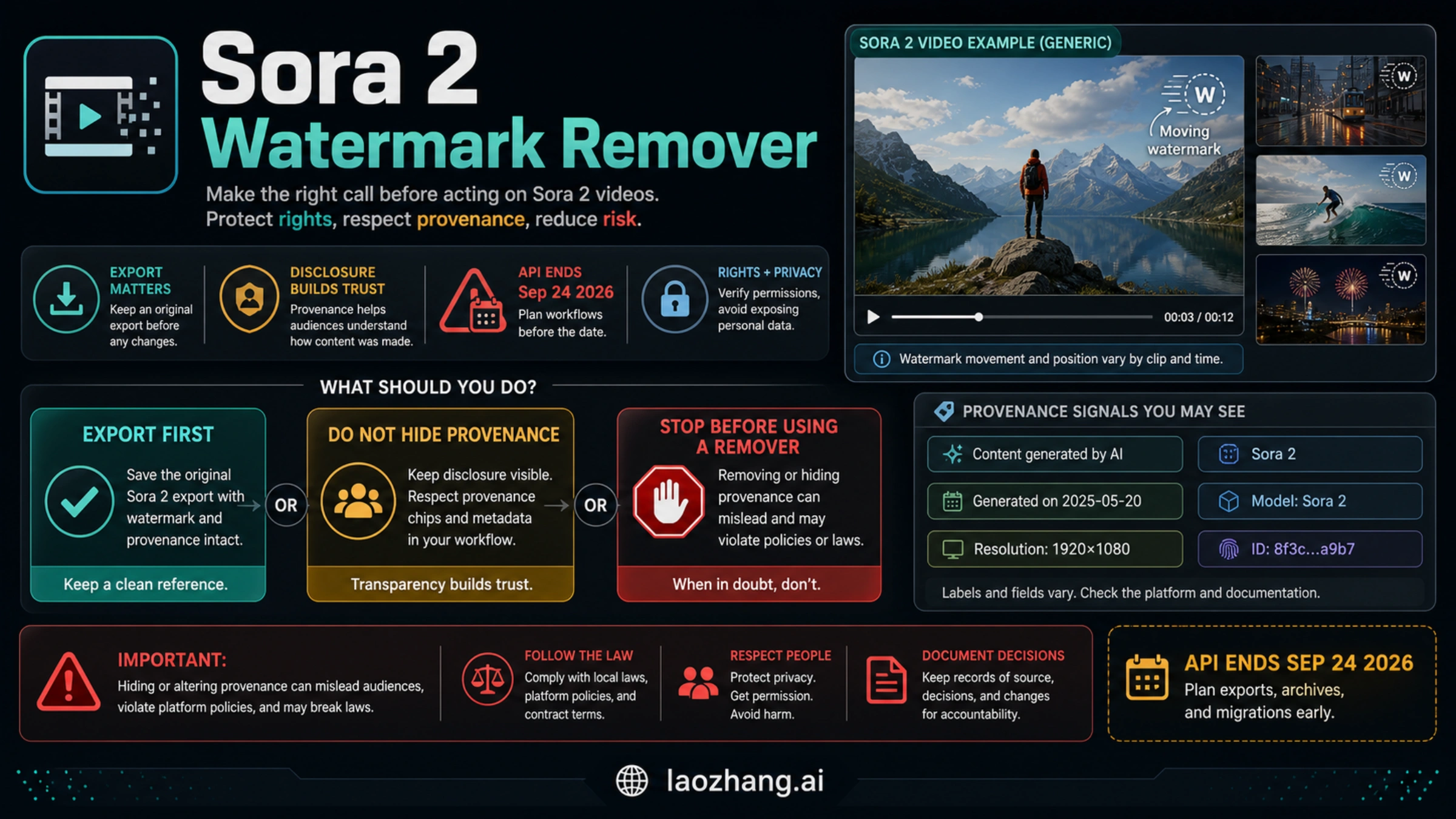 Sora 2 Watermark Remover: What Works, What Breaks, and What Not to Hide