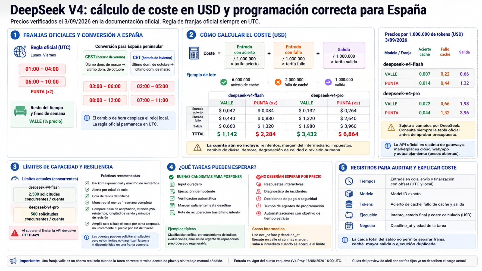 Proceso para decidir si una tarea de DeepSeek puede esperar a la tarifa valle