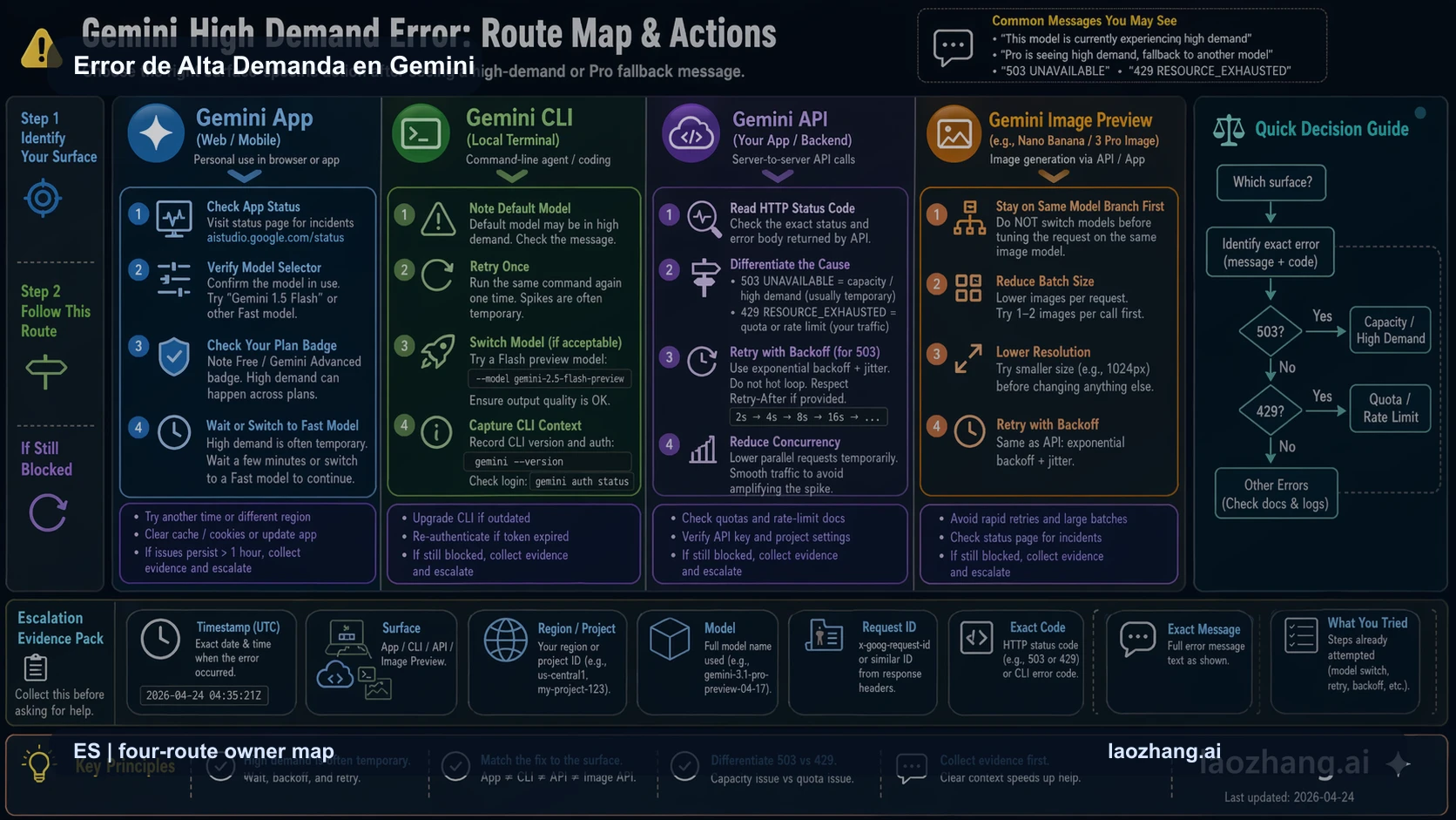 Mapa de dueño para Gemini App CLI API e image route