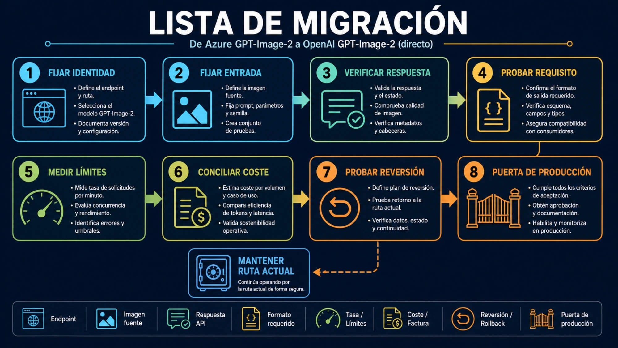Hoja de validación de identidad, salida, cuota, coste y reversión
