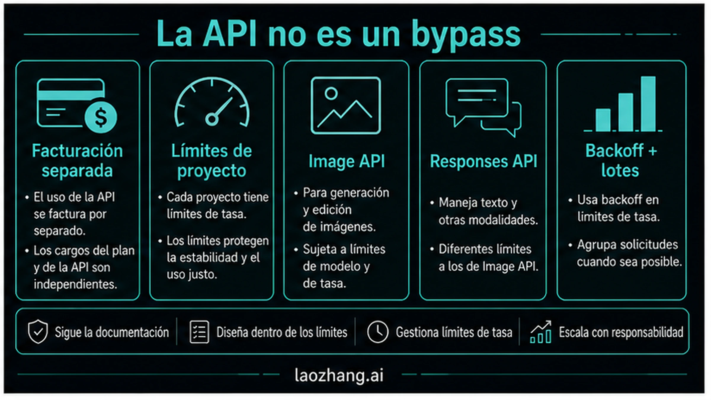 Límite de OpenAI API: la cuota de la app ChatGPT y los límites de desarrollador son contratos separados