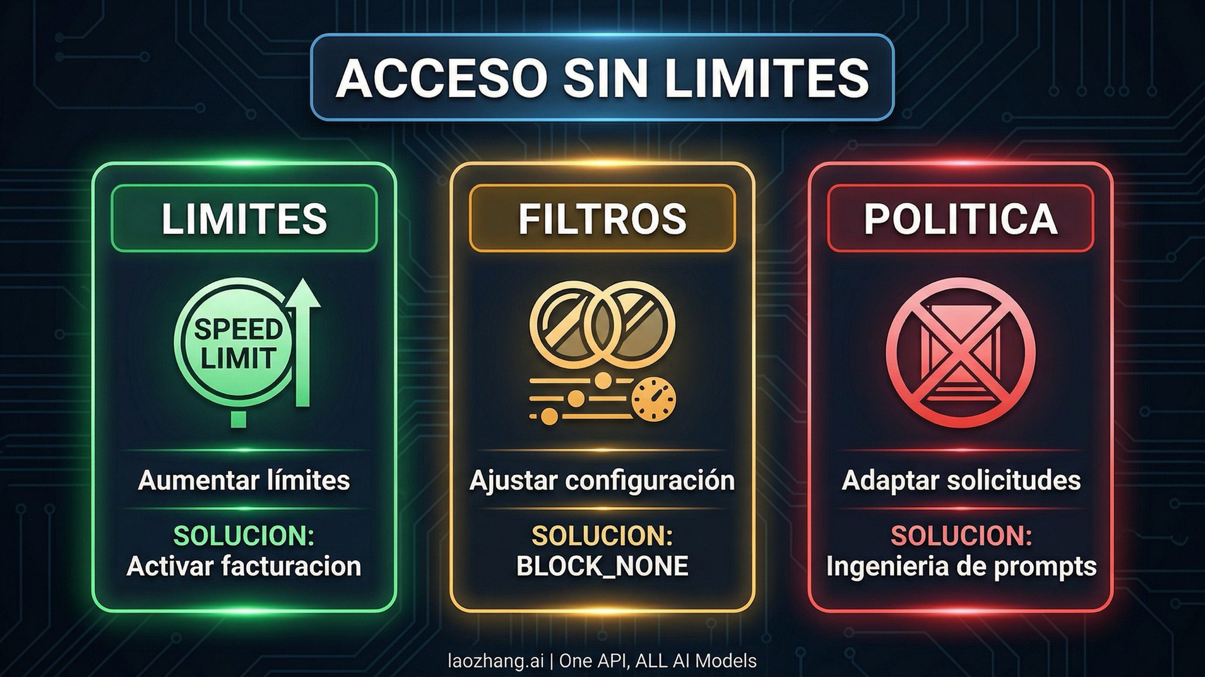 Nano Banana Pro API sin restricciones: Guia completa 2026 de filtros, limites y generacion ilimitada