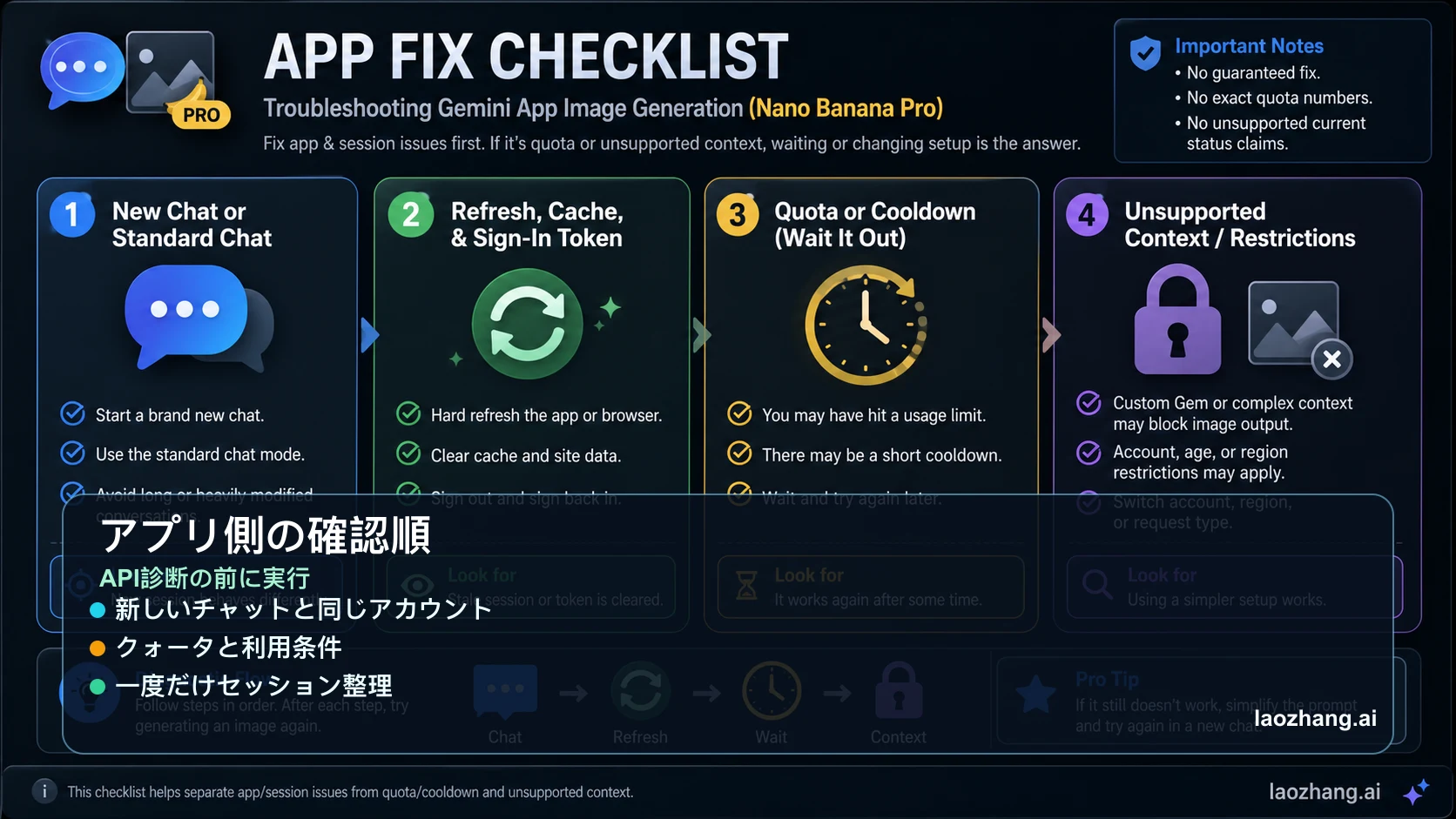 Redo with Proの資格、クォータ、セッション確認リスト