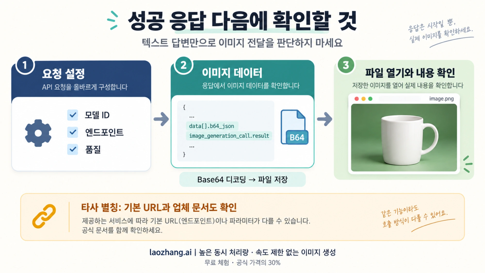 API 요청 후 이미지 데이터를 저장하고 파일을 열어 내용을 확인하는 순서