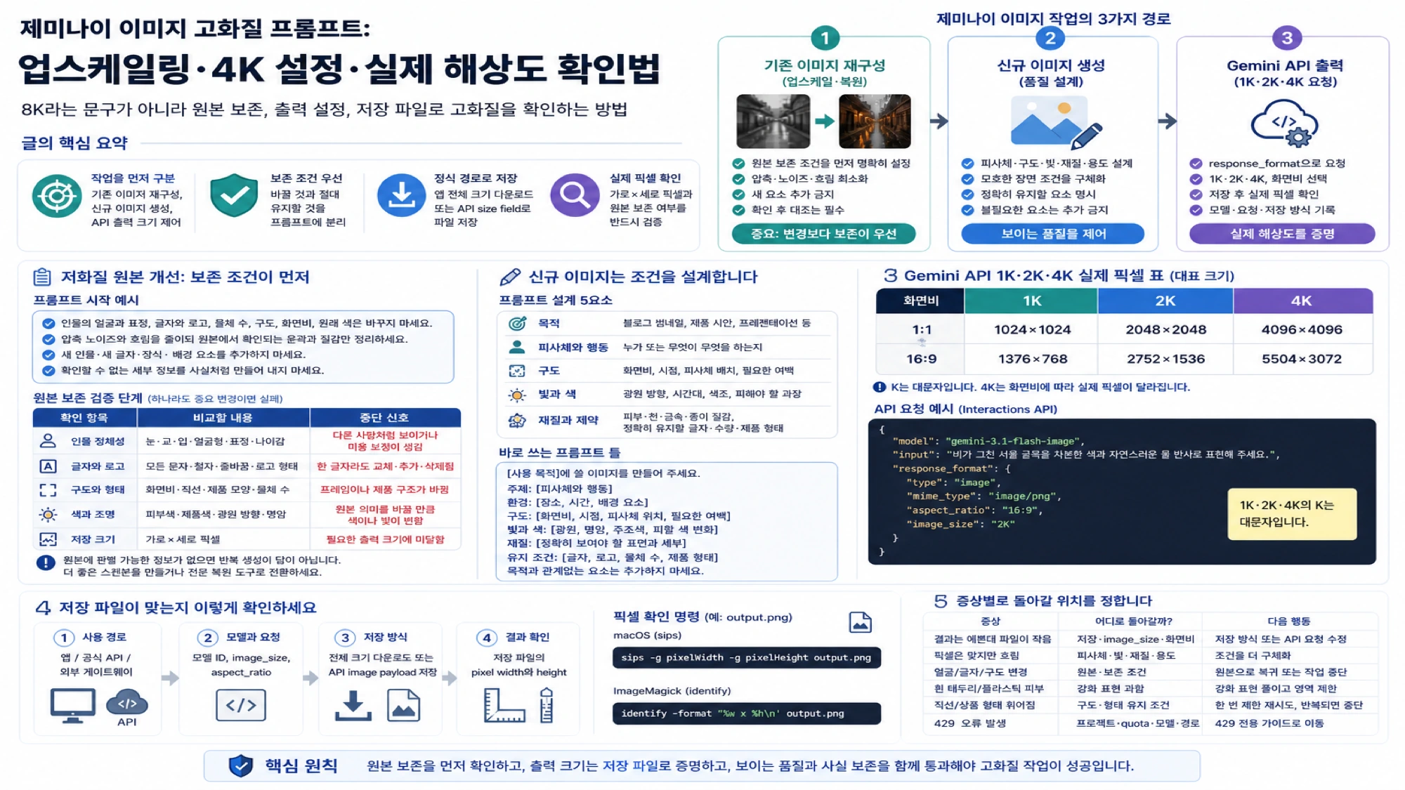 Gemini 모델, image_size, 화면비와 저장 파일 픽셀을 확인하는 그림