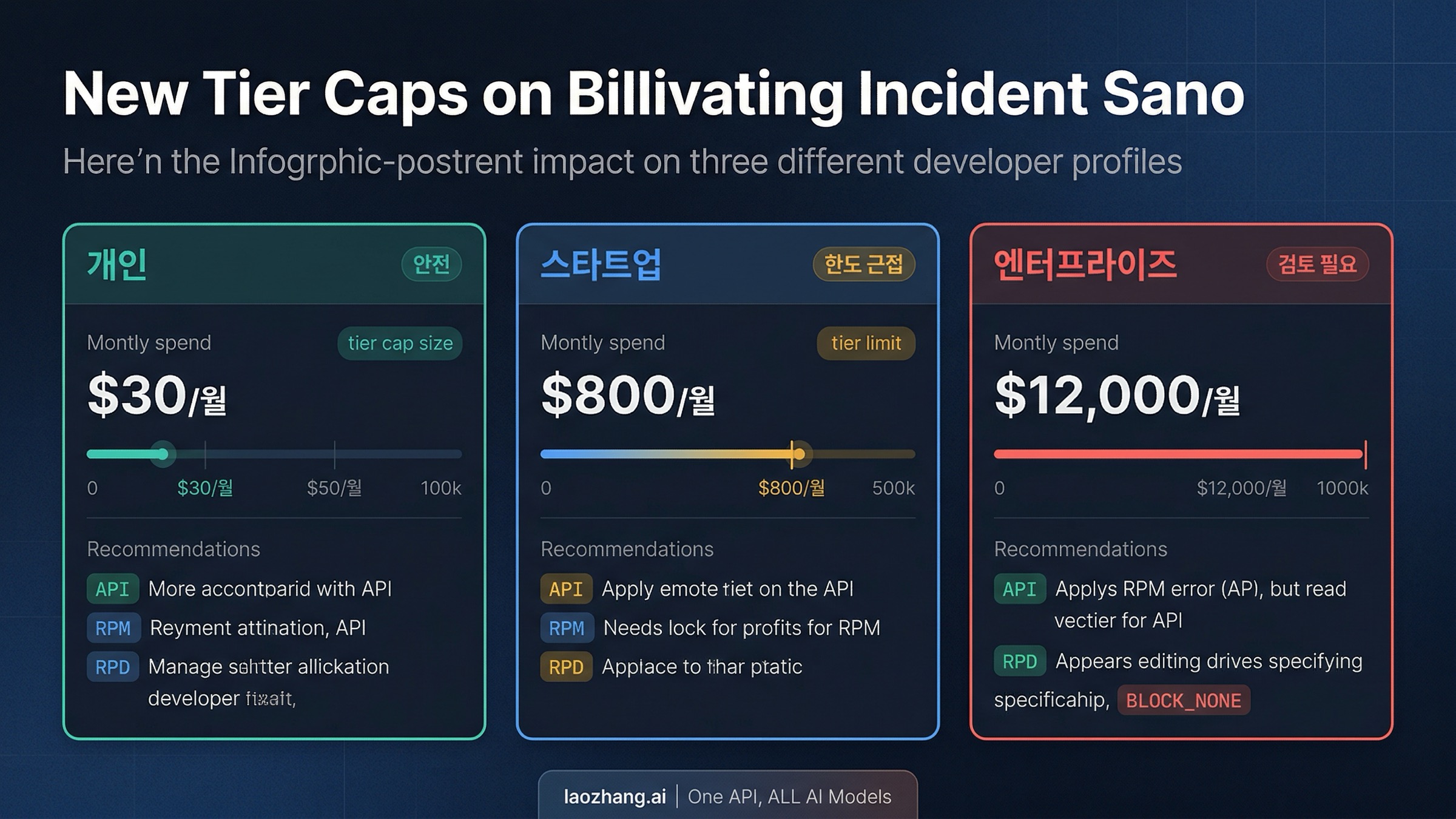 Gemini API 결제 티어 한도가 취미 개발자, 스타트업, 기업 사용자에게 미치는 비용 영향 분석