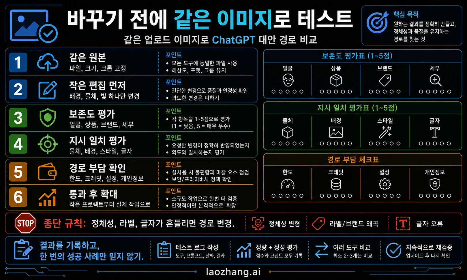같은 이미지로 AI 편집 route 를 비교하는 테스트