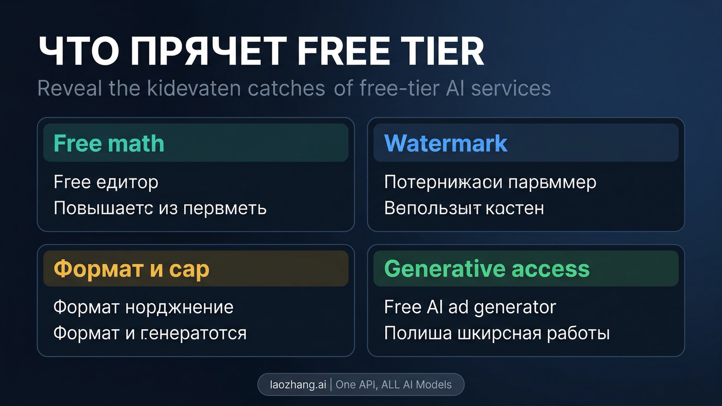 Сравнение скрытых ограничений бесплатных AI ad tools: workflow lock-in, неочевидная математика, watermark и закрытая generative граница