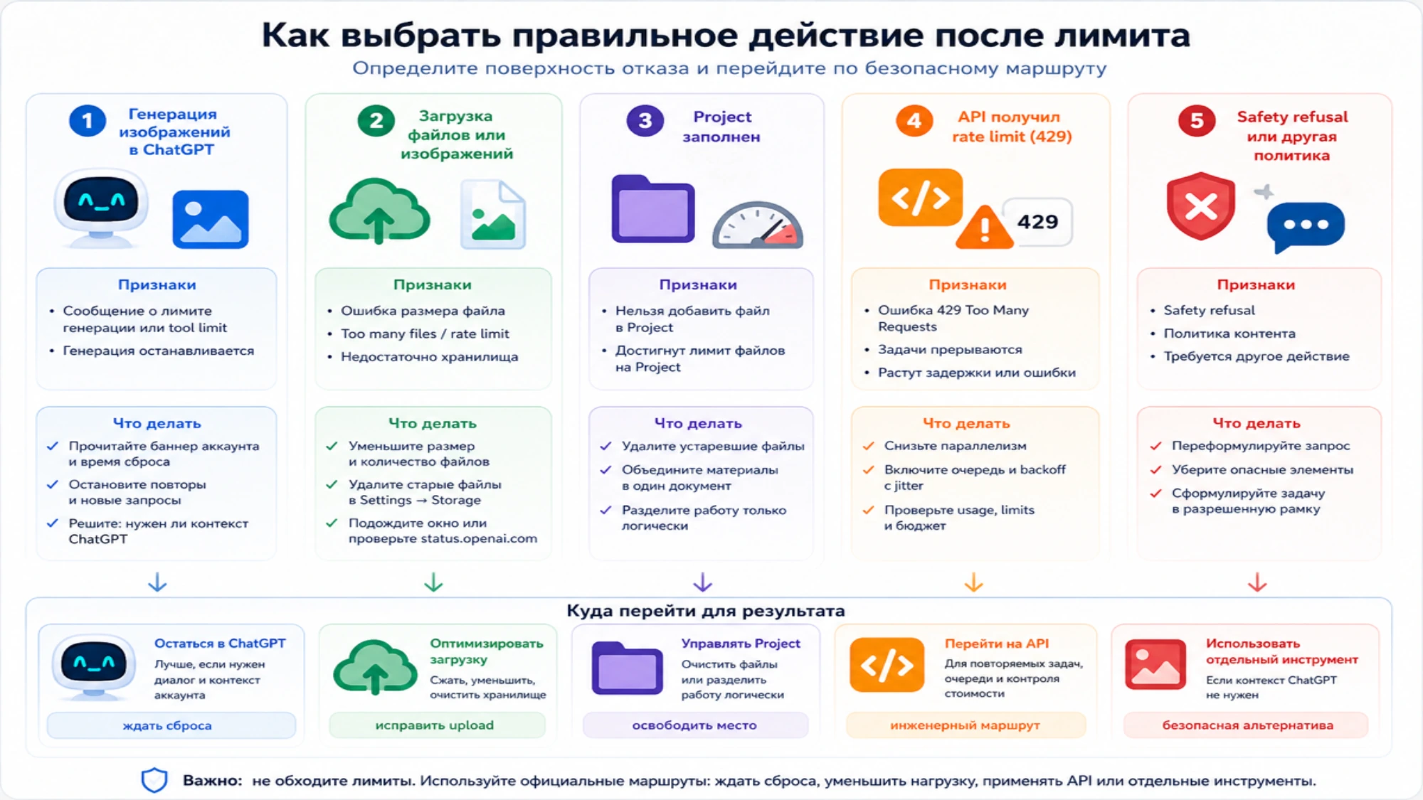 Иллюстрация к статье о безопасном следующем шаге после ограничения ChatGPT