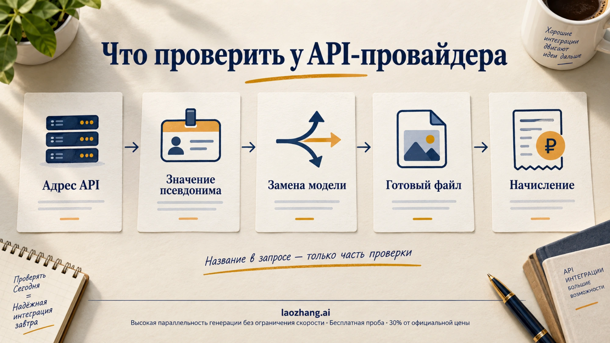 Проверка стороннего API: адрес сервиса, значение псевдонима, замена модели, получение файла и списание средств
