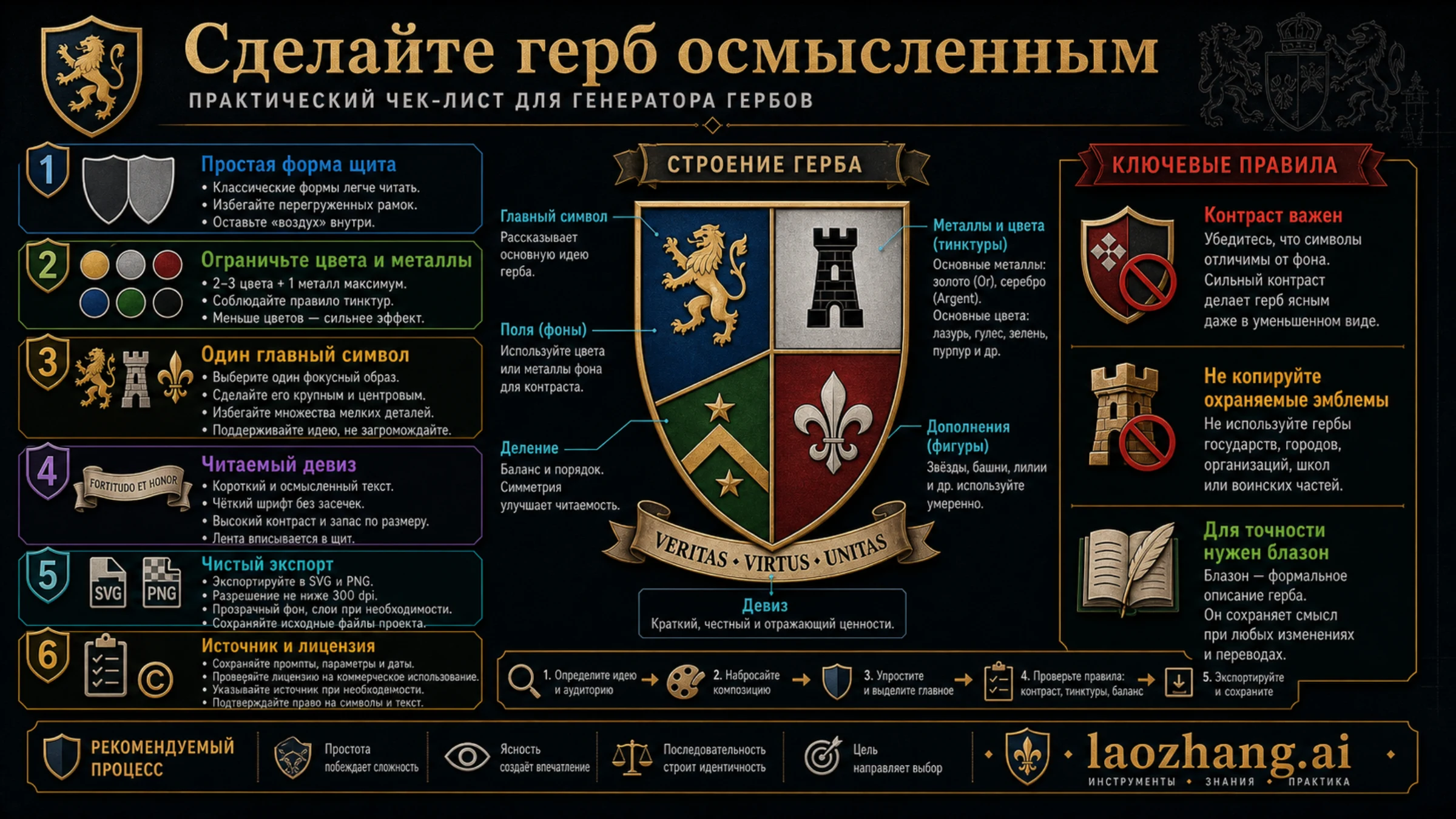 Чеклист дизайна герба