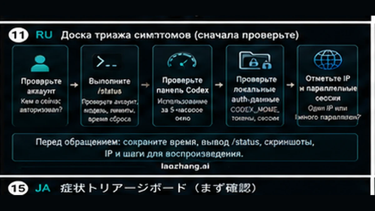 Триаж симптомов Codex на одном ПК