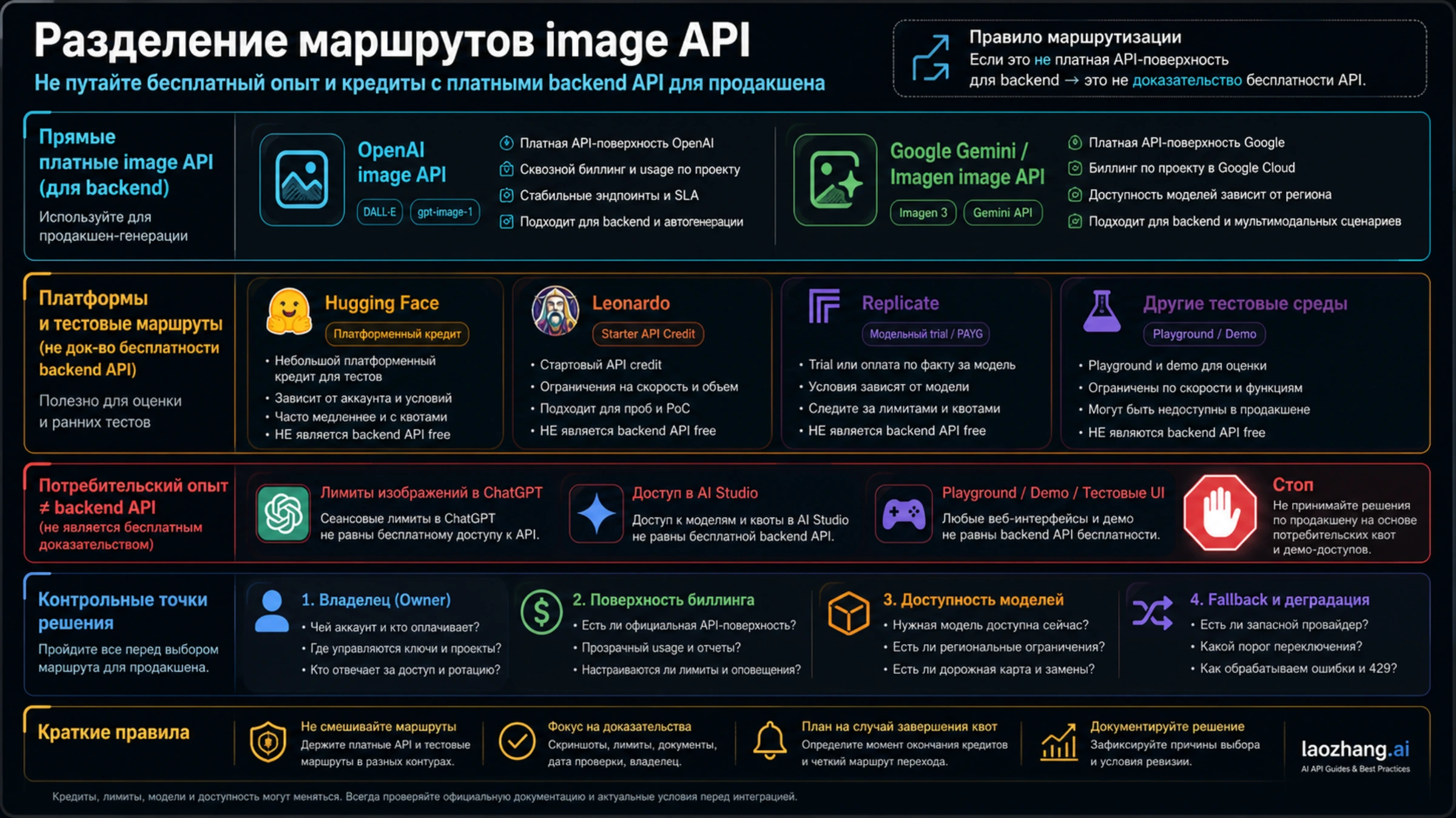 Разделение маршрутов image API