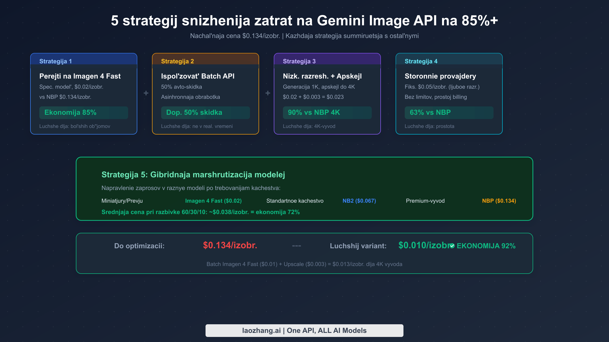 Пять стратегий экономии на Gemini Image API с достижением экономии 85%+