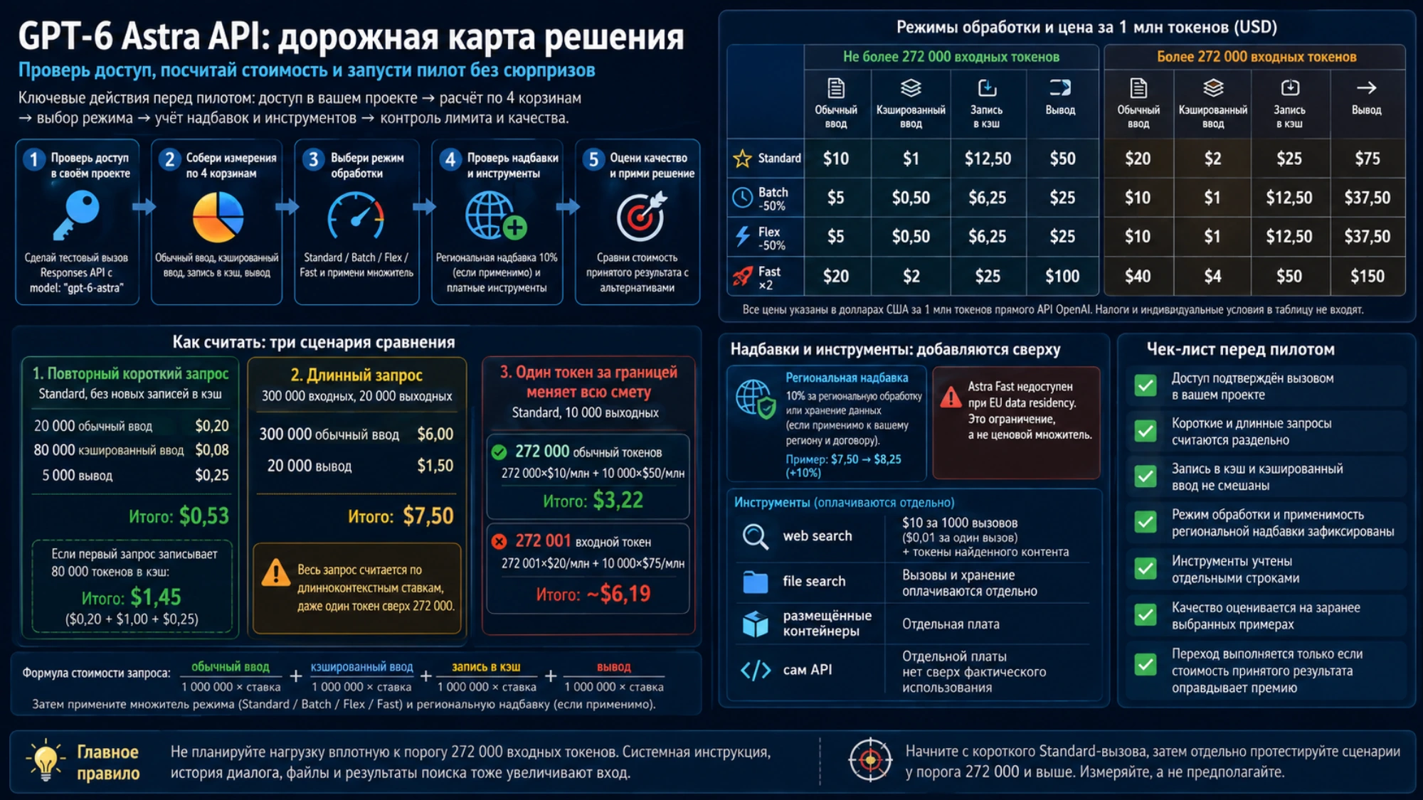 Проверка доступа к GPT-6 Astra и этапы бюджетного пилота