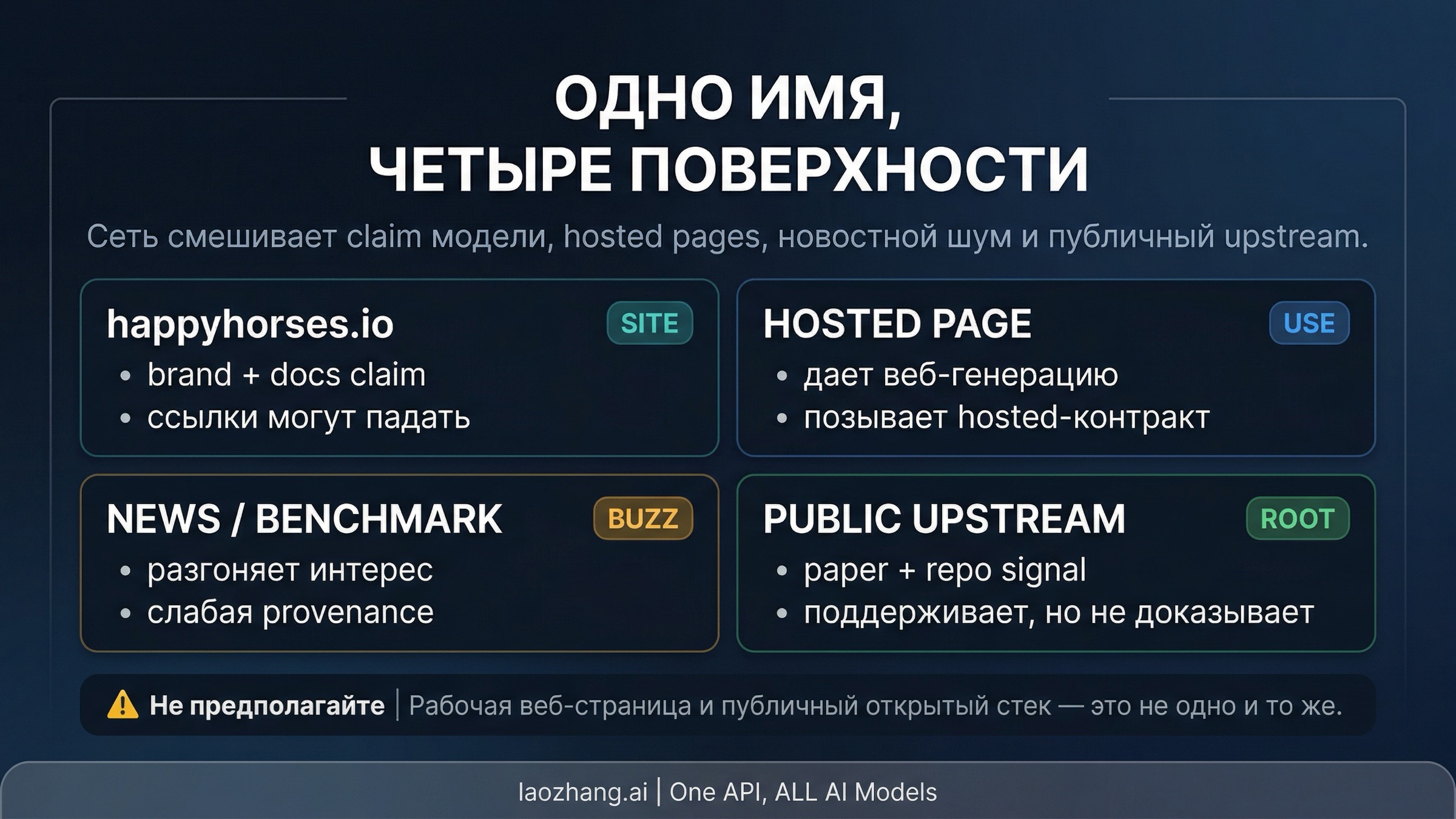 Карта Happy Horse: техническая страница, веб-демо, рыночный шум и публичные верхнеуровневые доказательства