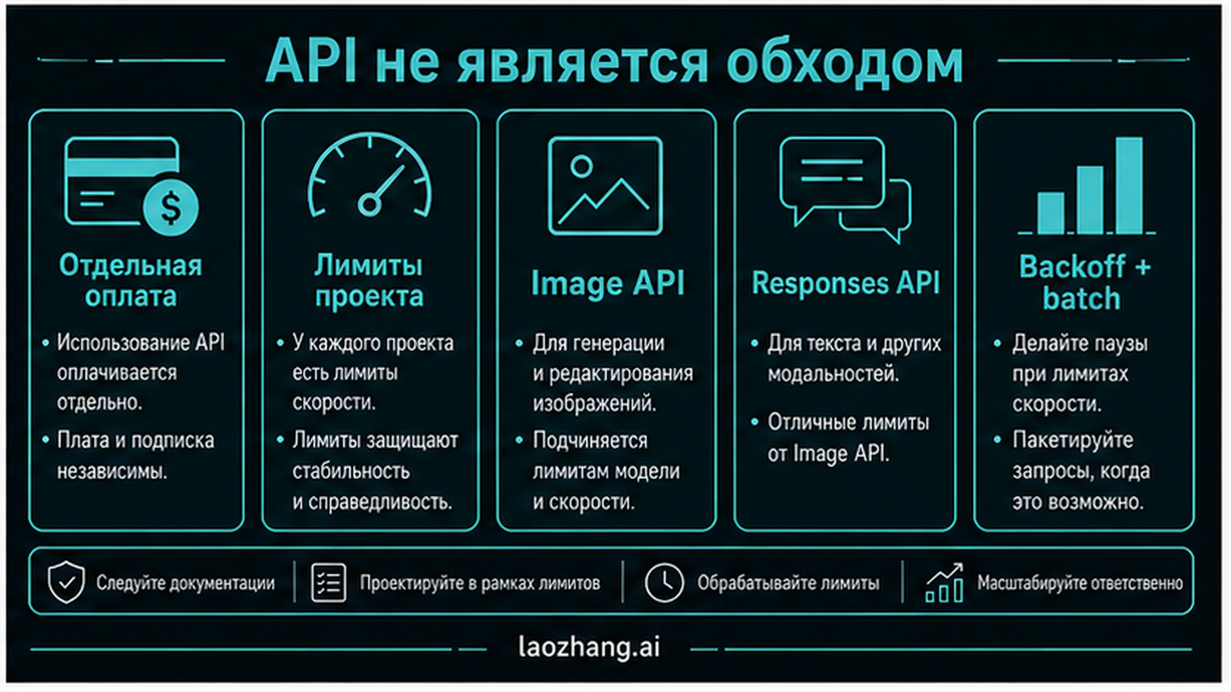 Граница OpenAI API: лимит приложения ChatGPT и разработческие лимиты API разделены