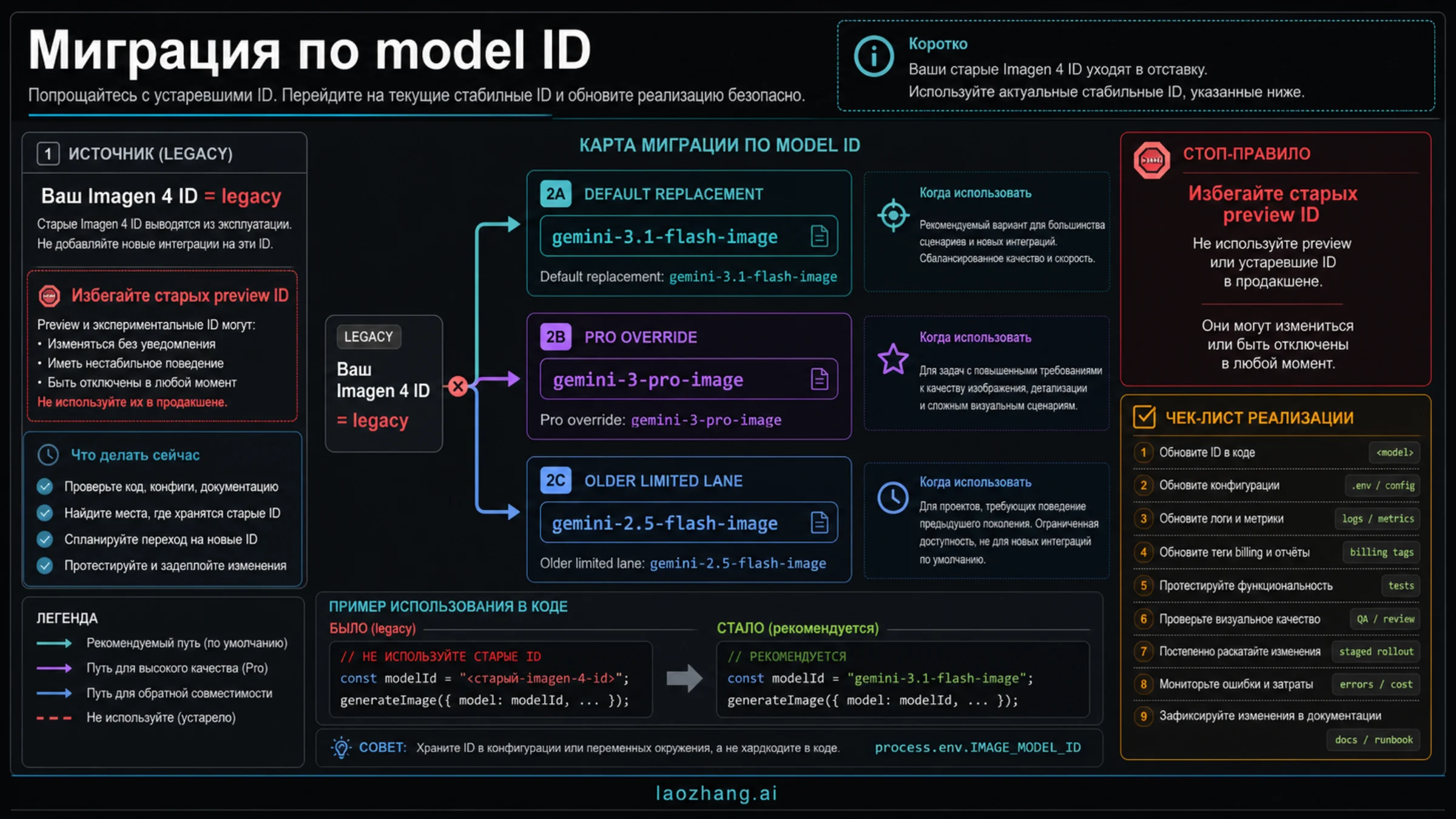 Сопоставление Imagen 4 с Nano Banana 2, Nano Banana Pro и старым Nano Banana lane