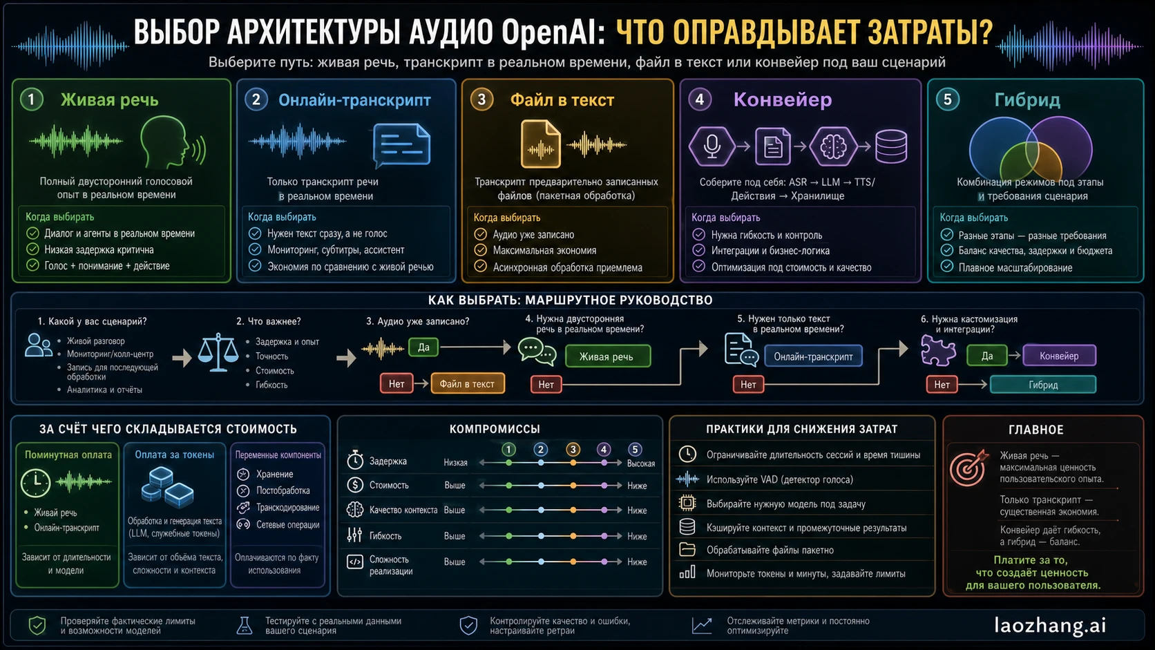 Realtime API или конвейер транскрибации: когда живая речь оправдывает расходы