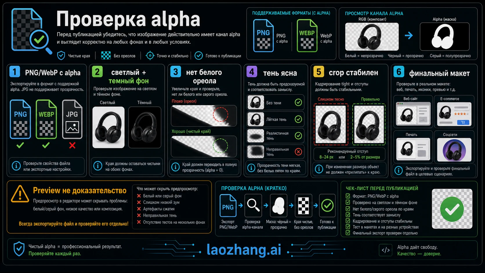 Проверка alpha канала