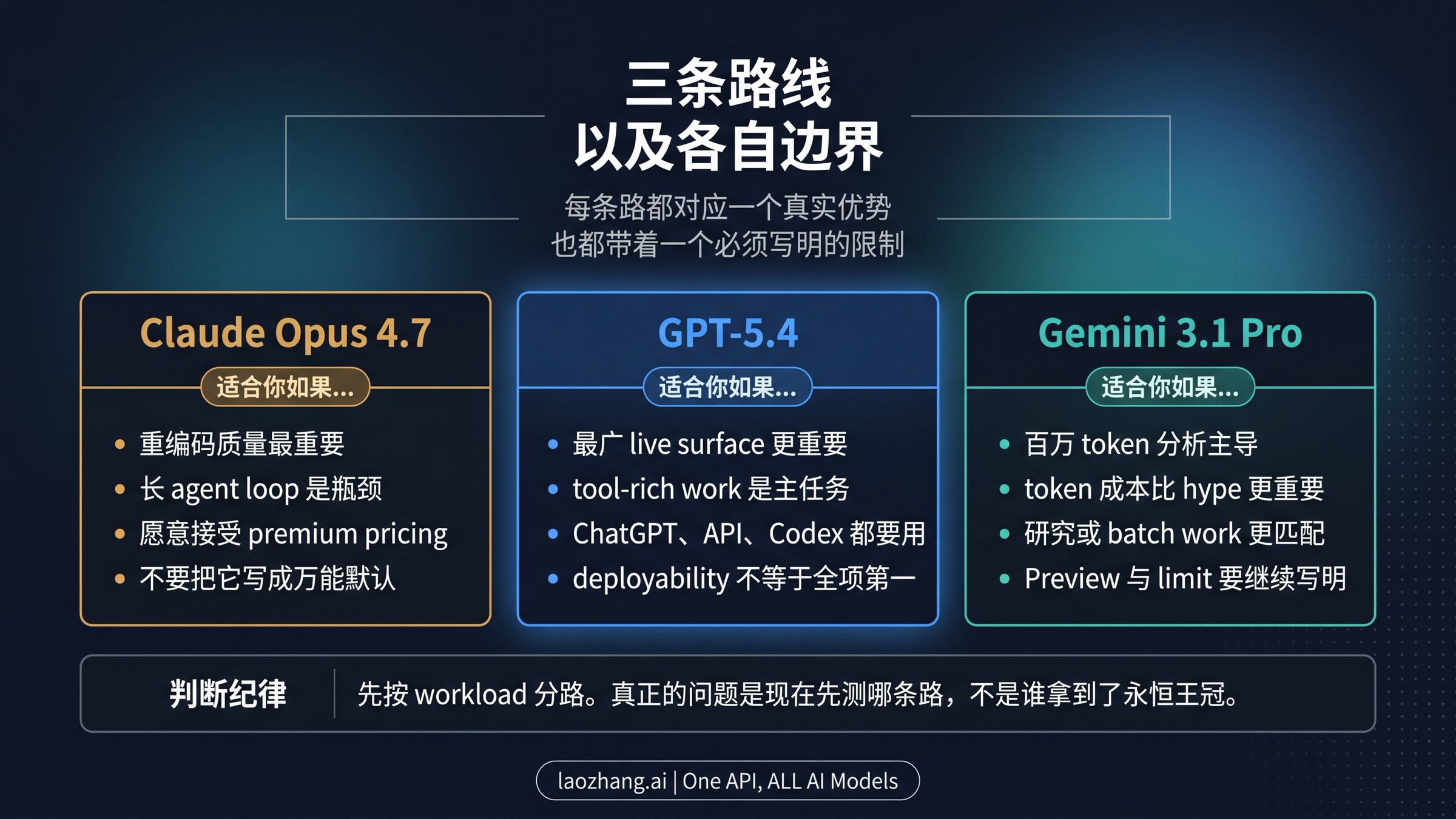 三模型首轮测试路线图