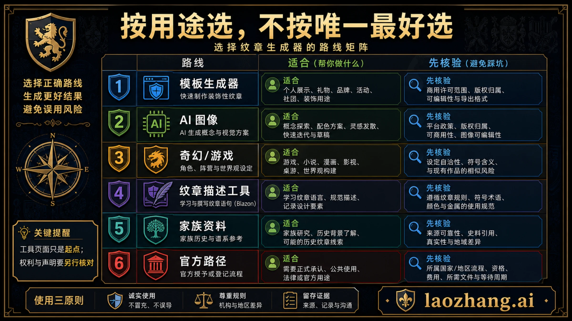 生成器类型矩阵