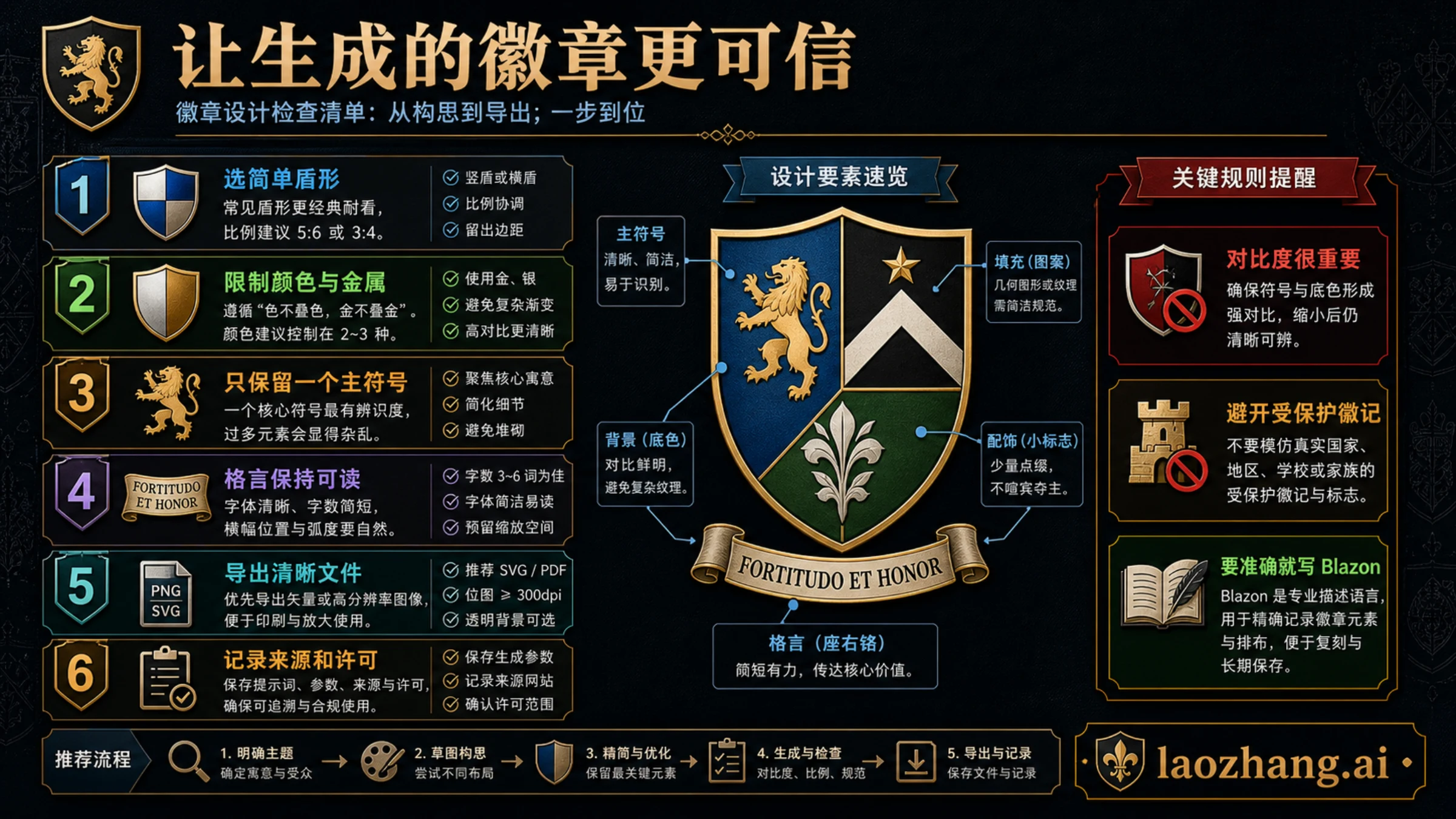 纹章设计检查表