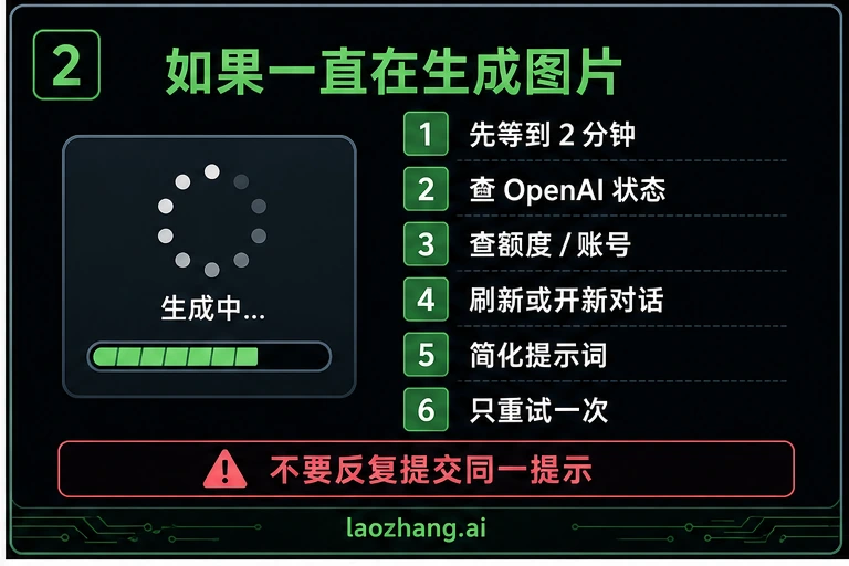 ChatGPT 图片卡住排查流程