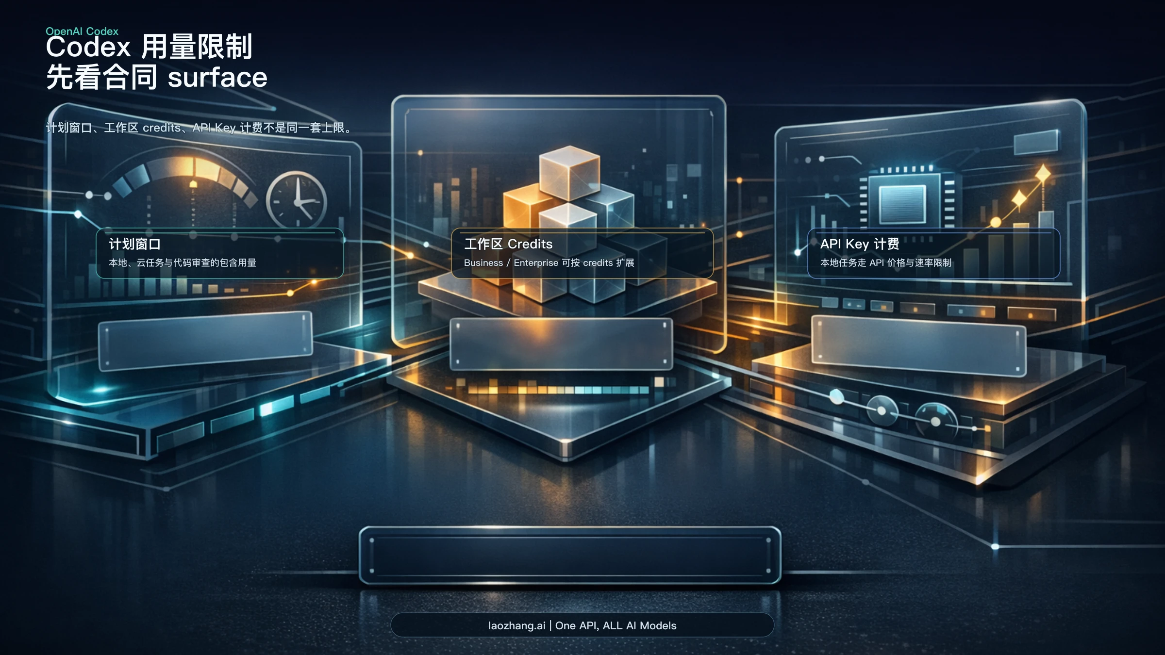 OpenAI Codex 用量限制：Plus、Pro 5x/20x、Business Credits 和 API Key 怎么看